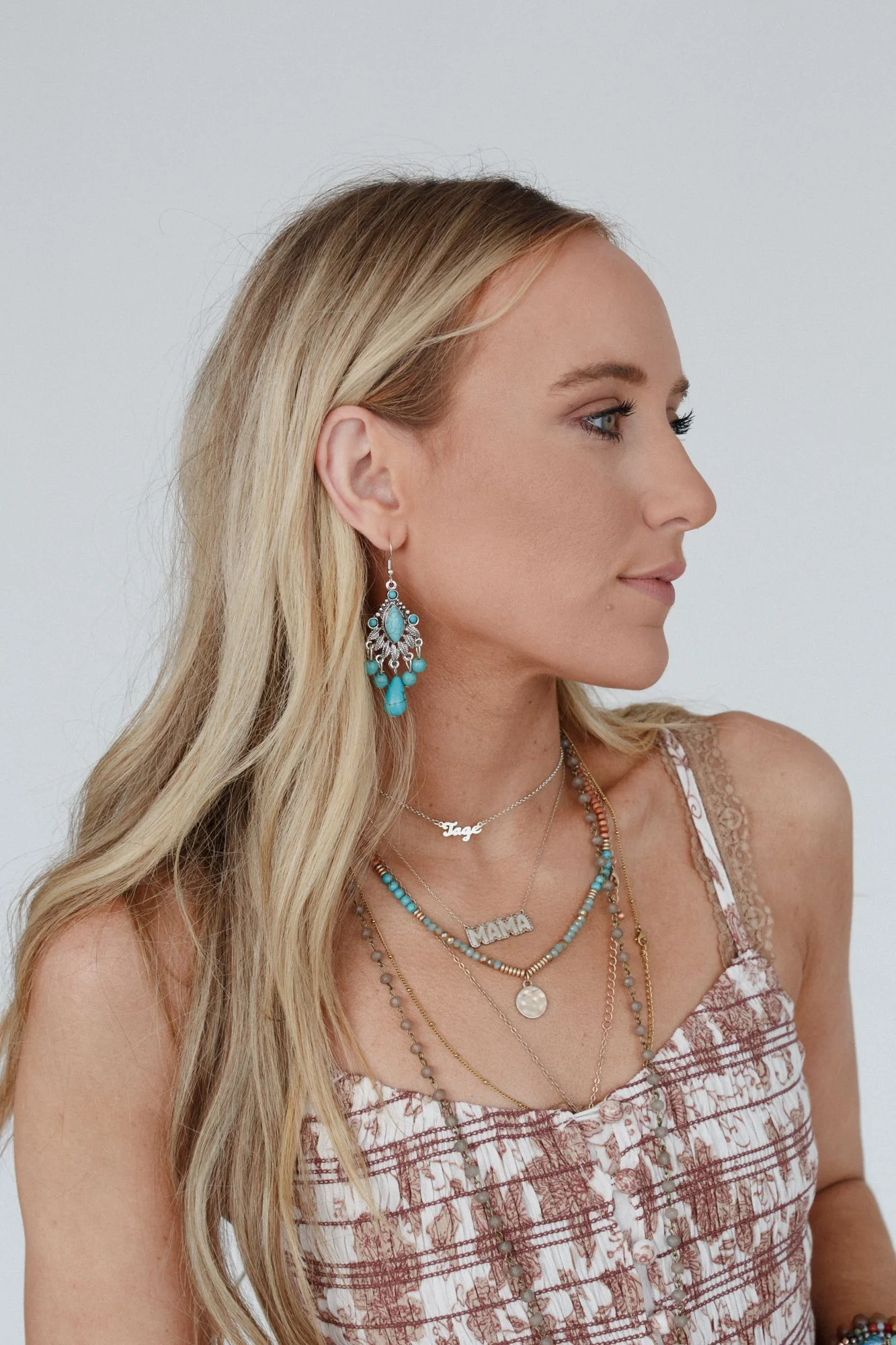 Emmanuelle Earrings - Silver - Pre Order - Image 2