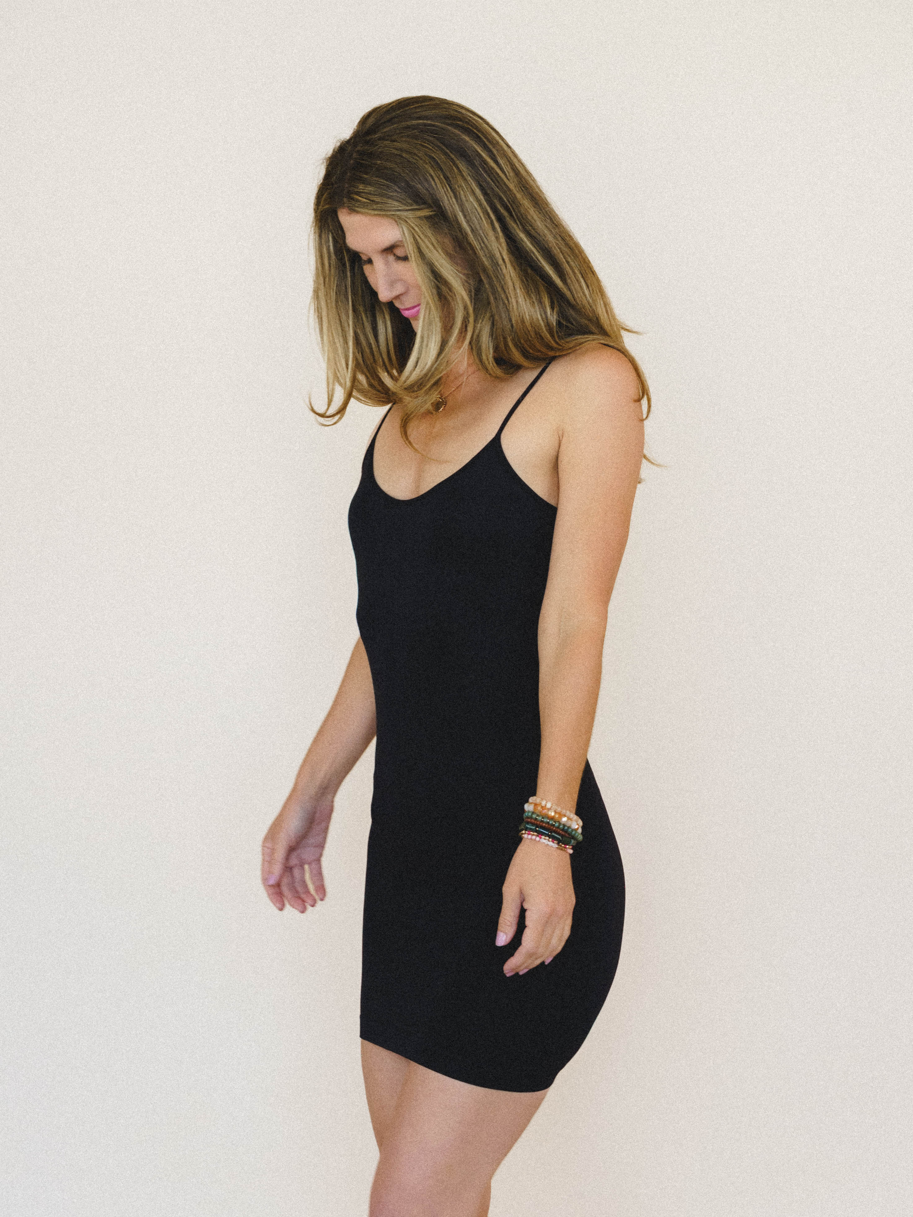 Every Day Slip Dress - Black - Image 3