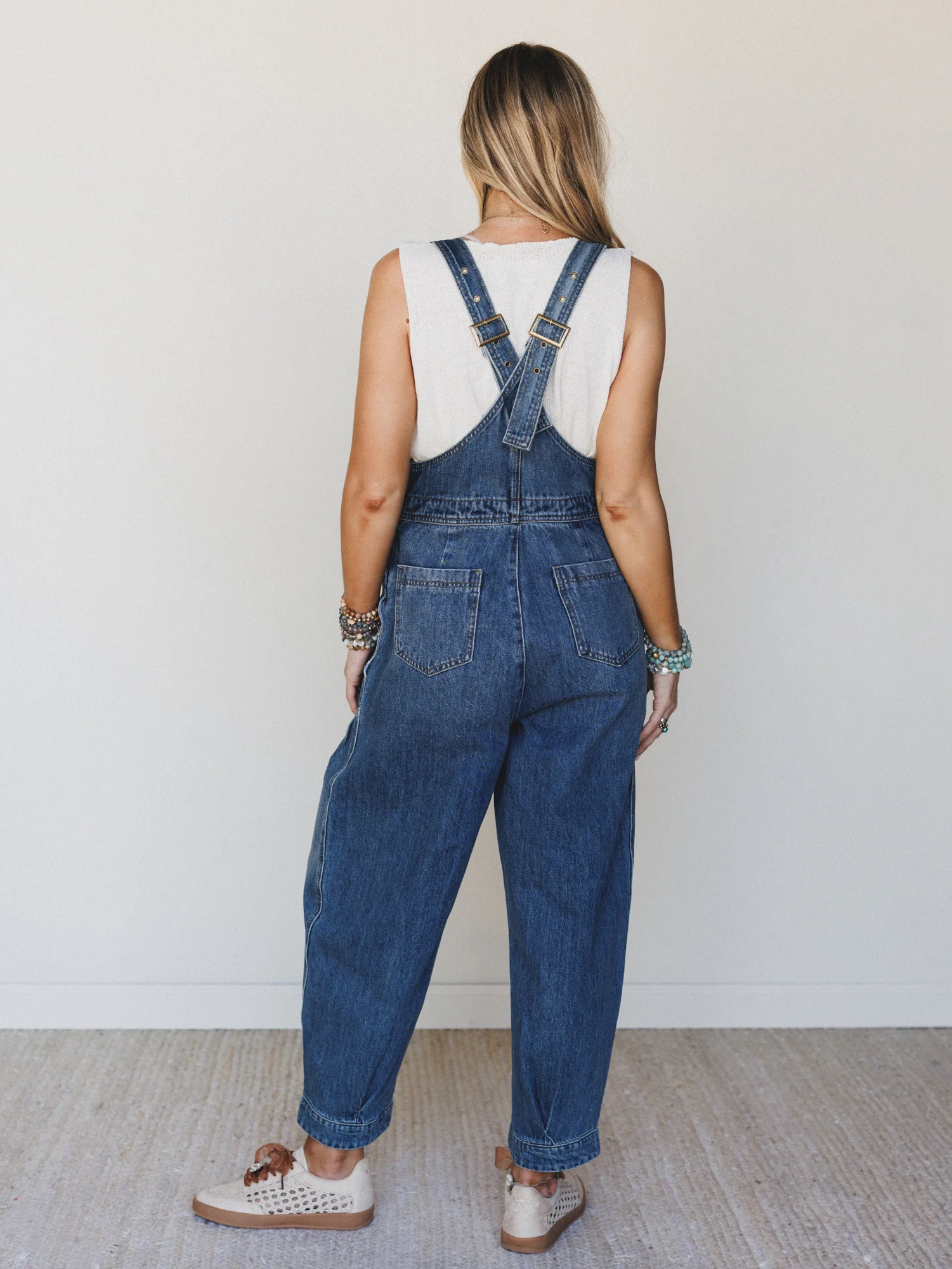 Farmer Chic Overalls - Denim - Image 2