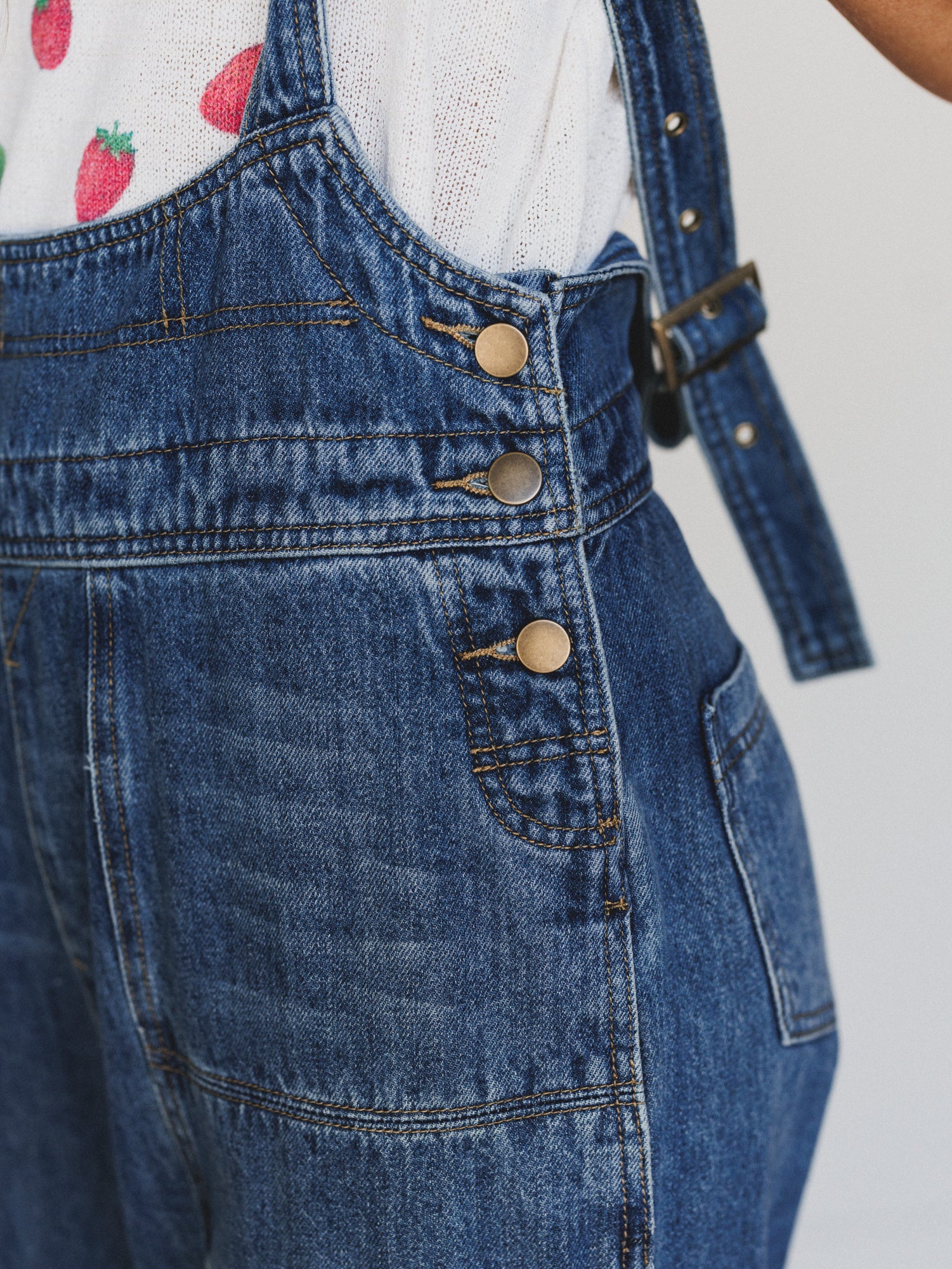 Farmer Chic Overalls - Denim - Image 4