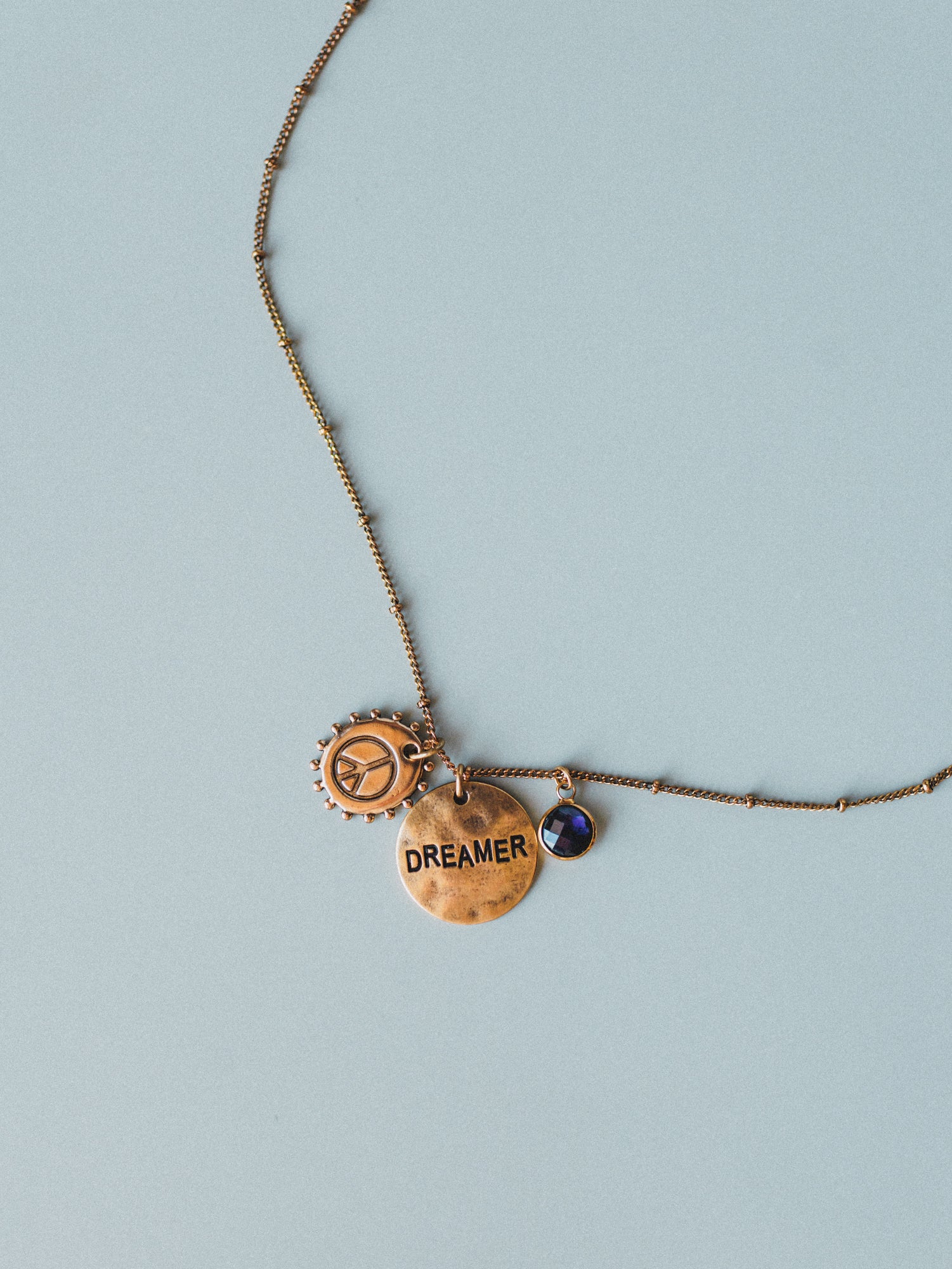 February Dreamer Birthstone Necklace - Amethyst - Image 2