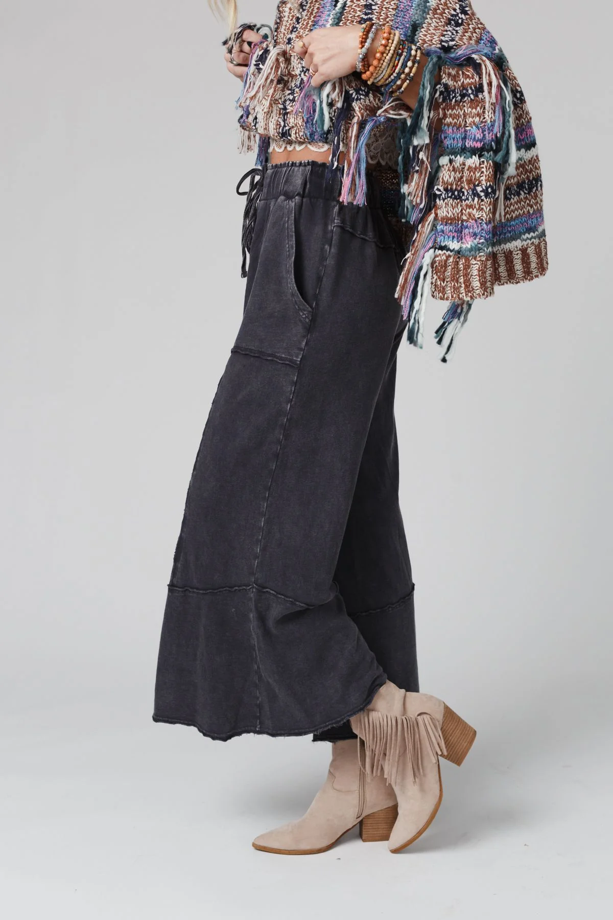 Feeling Good Wide Leg Pant - Ash - Image 2