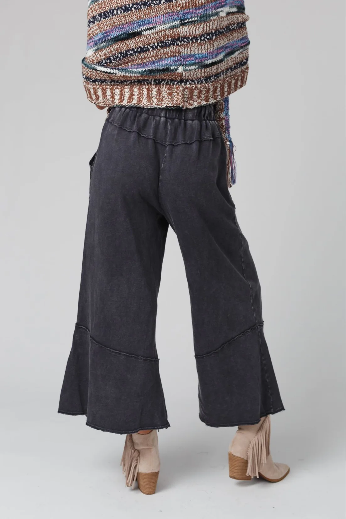 Feeling Good Wide Leg Pant - Ash - Image 3