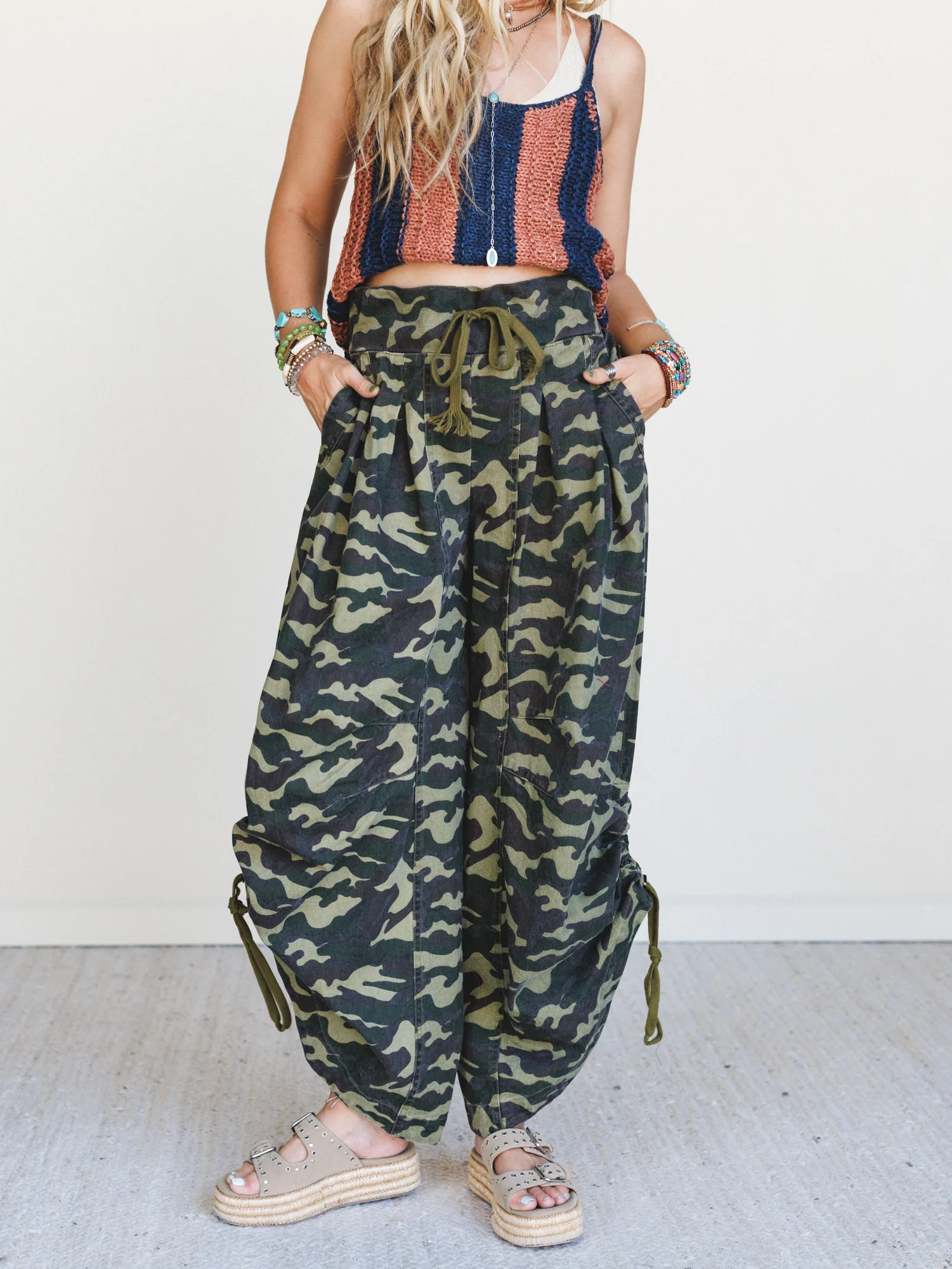 Field Trip Camo Pants - Green Multi - Image 2