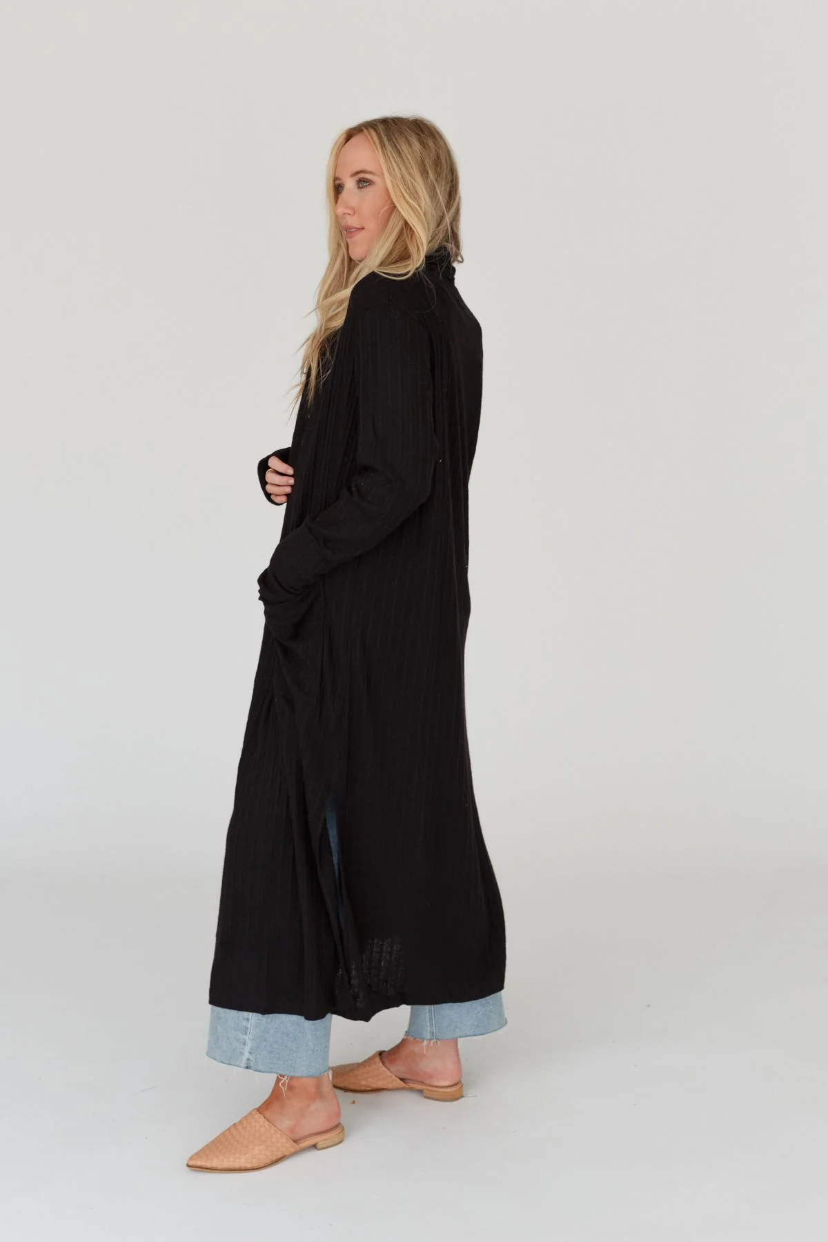 The Nest Finishing Touch Duster Cardigan - Black - Image 5