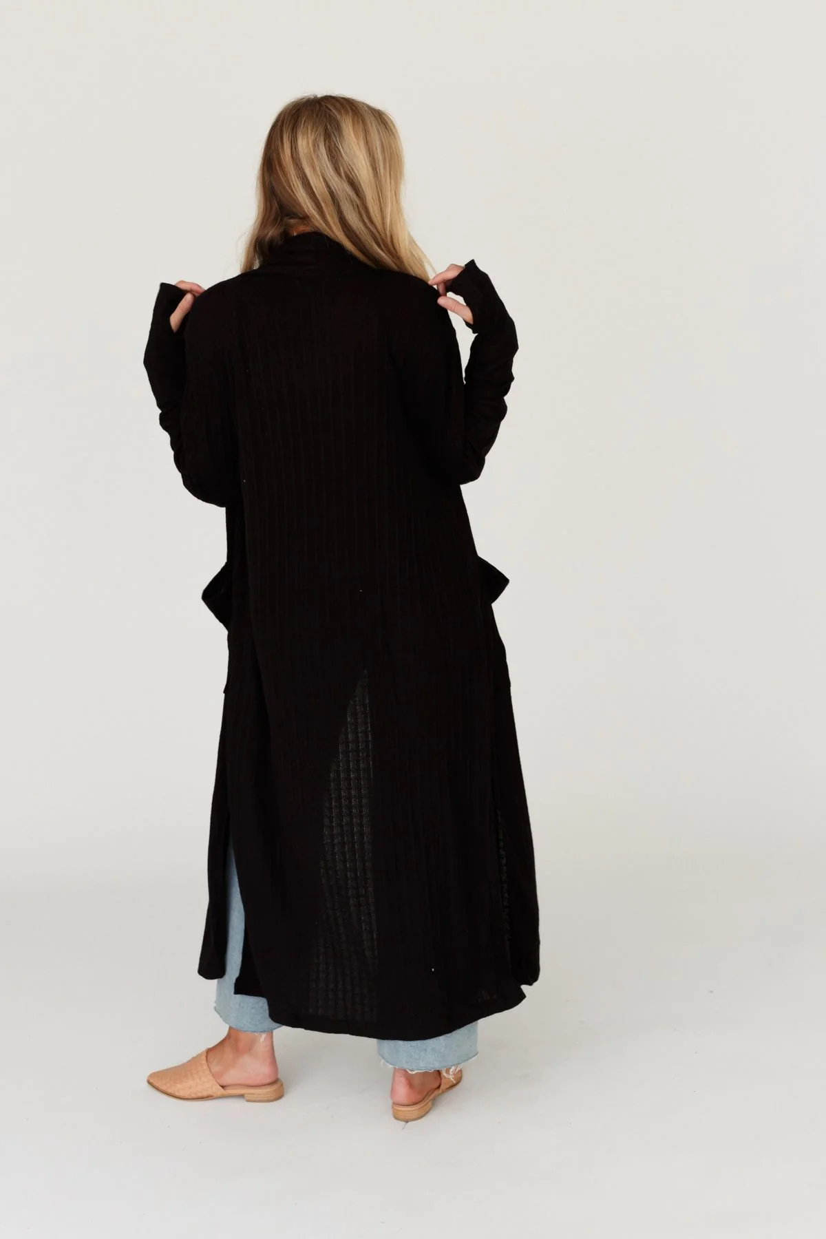 The Nest Finishing Touch Duster Cardigan - Black - Image 6