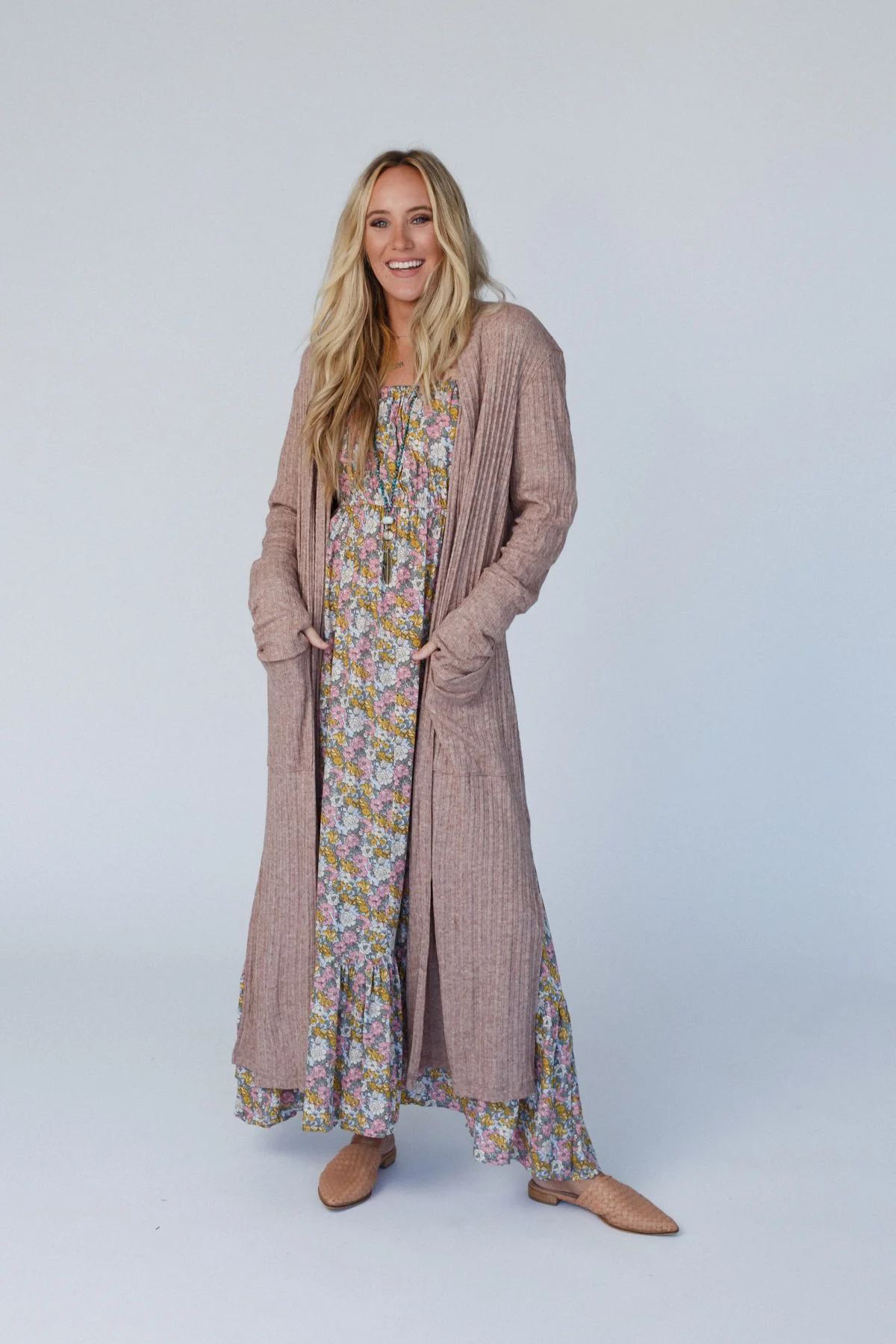 The Nest Finishing Touch Duster Cardigan - Cafe - Image 5