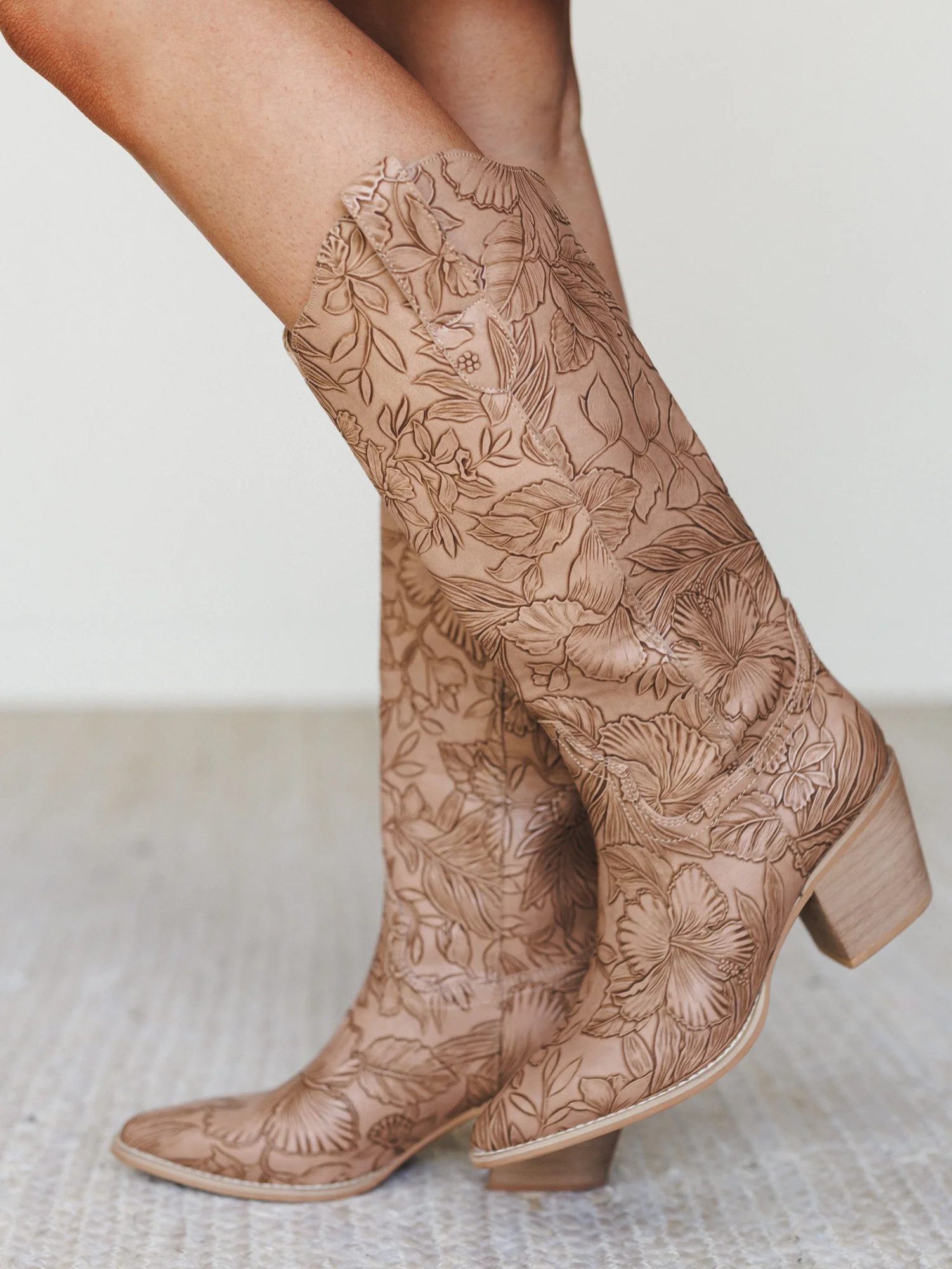 Flora Boot - Brown Floral - Image 2