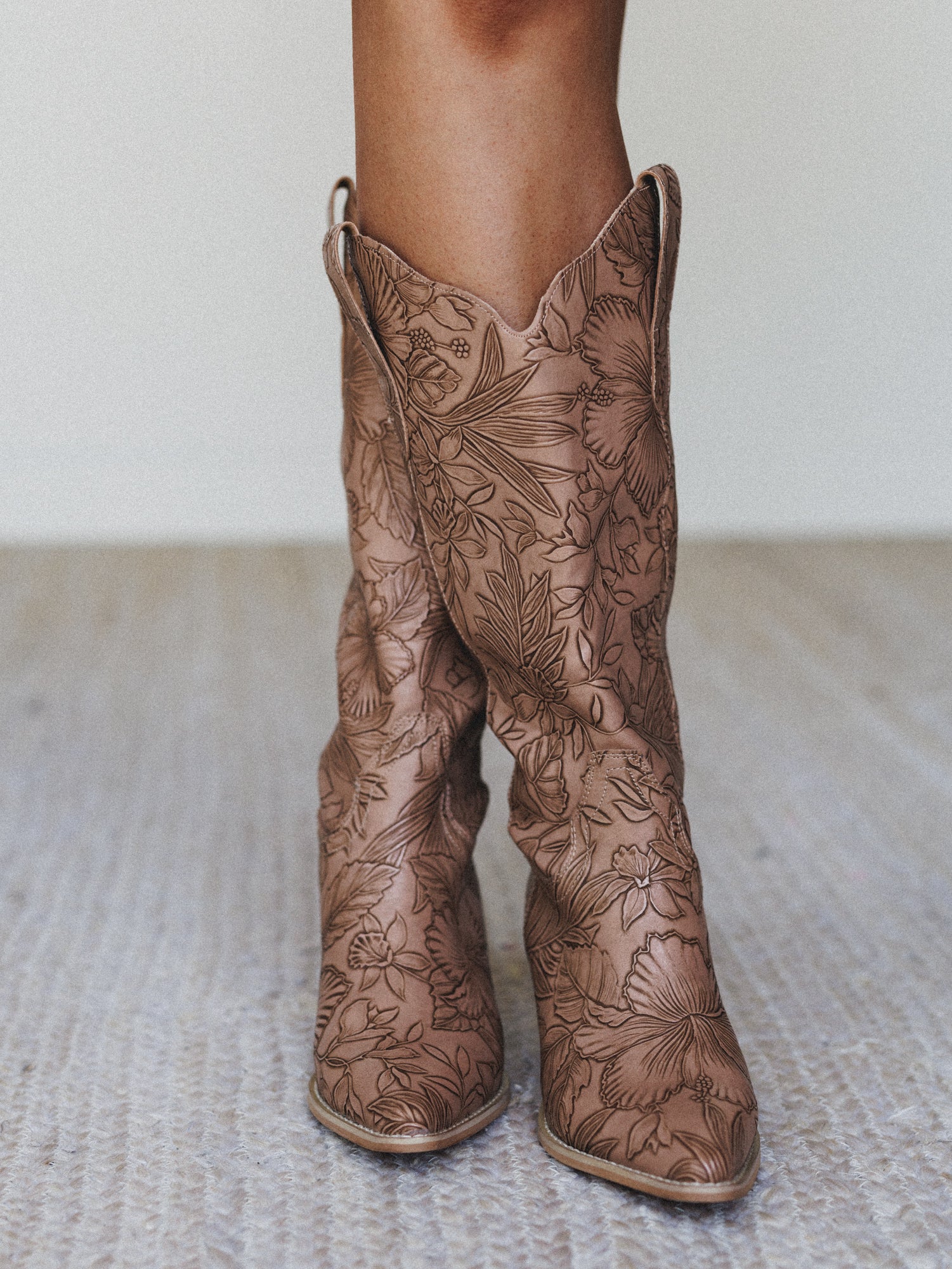 Flora Boot - Brown Floral - Image 5