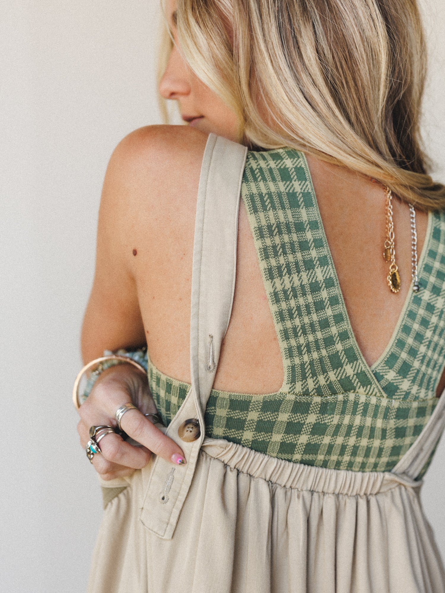 Floral Gazer Maxi Dress - Dusty Sage - Image 5