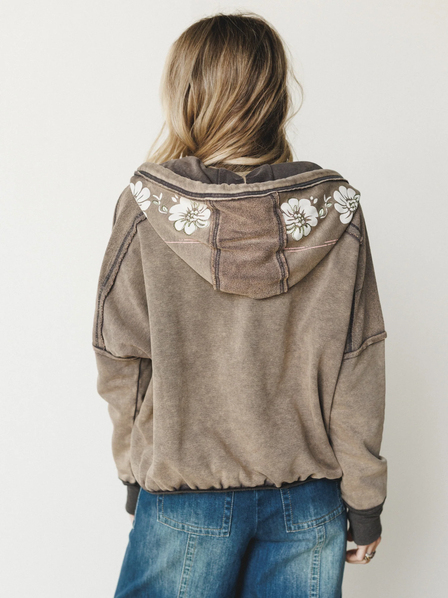 Flower Blooms Jacket - Ash - Image 5