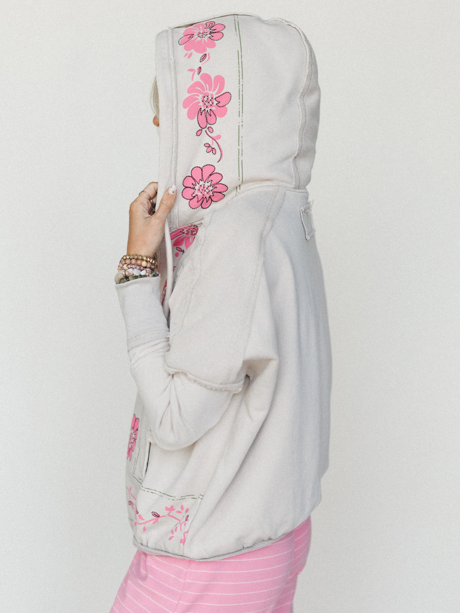 Flower Blooms Jacket - Mushroom - Image 5