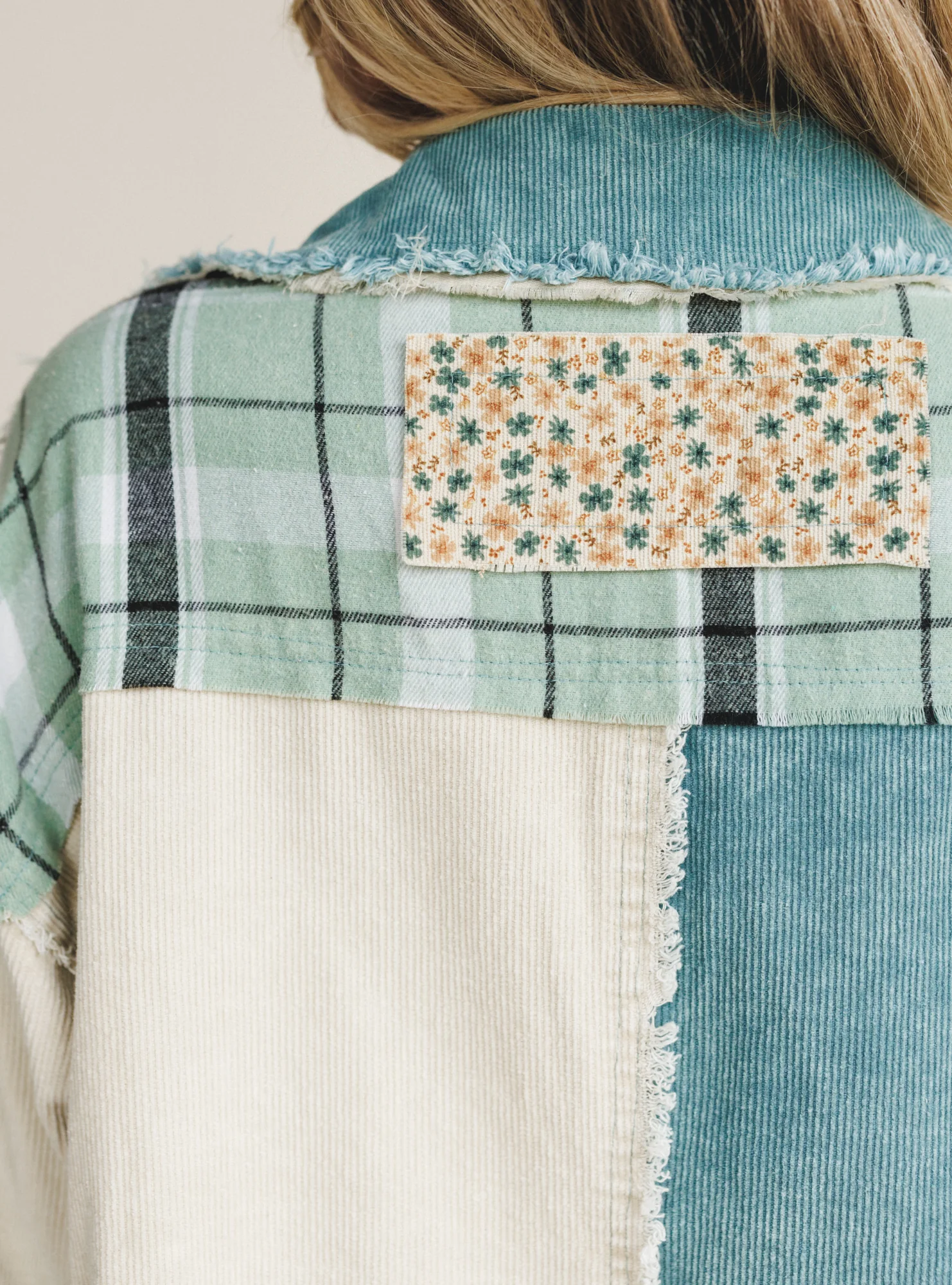 Flower Mountains Button Down Top - Sage - Image 6