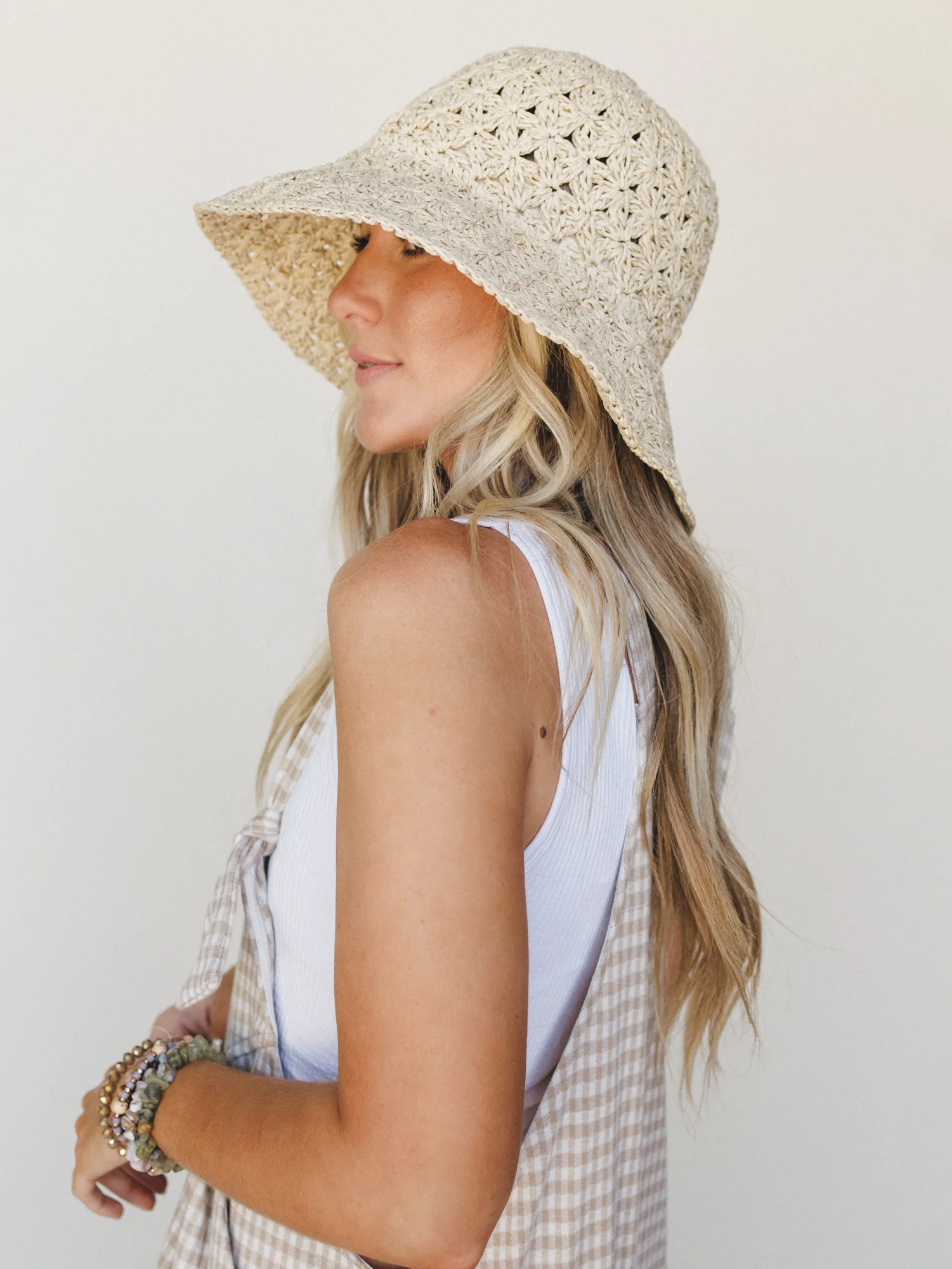 Flower Party Hat - Ivory - Image 5
