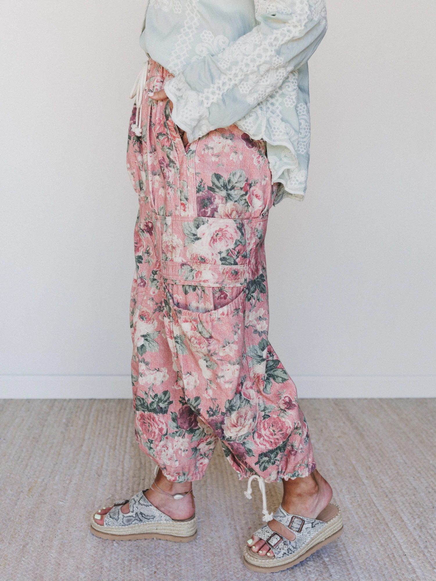 Flower Party Pants - Pink - Image 3