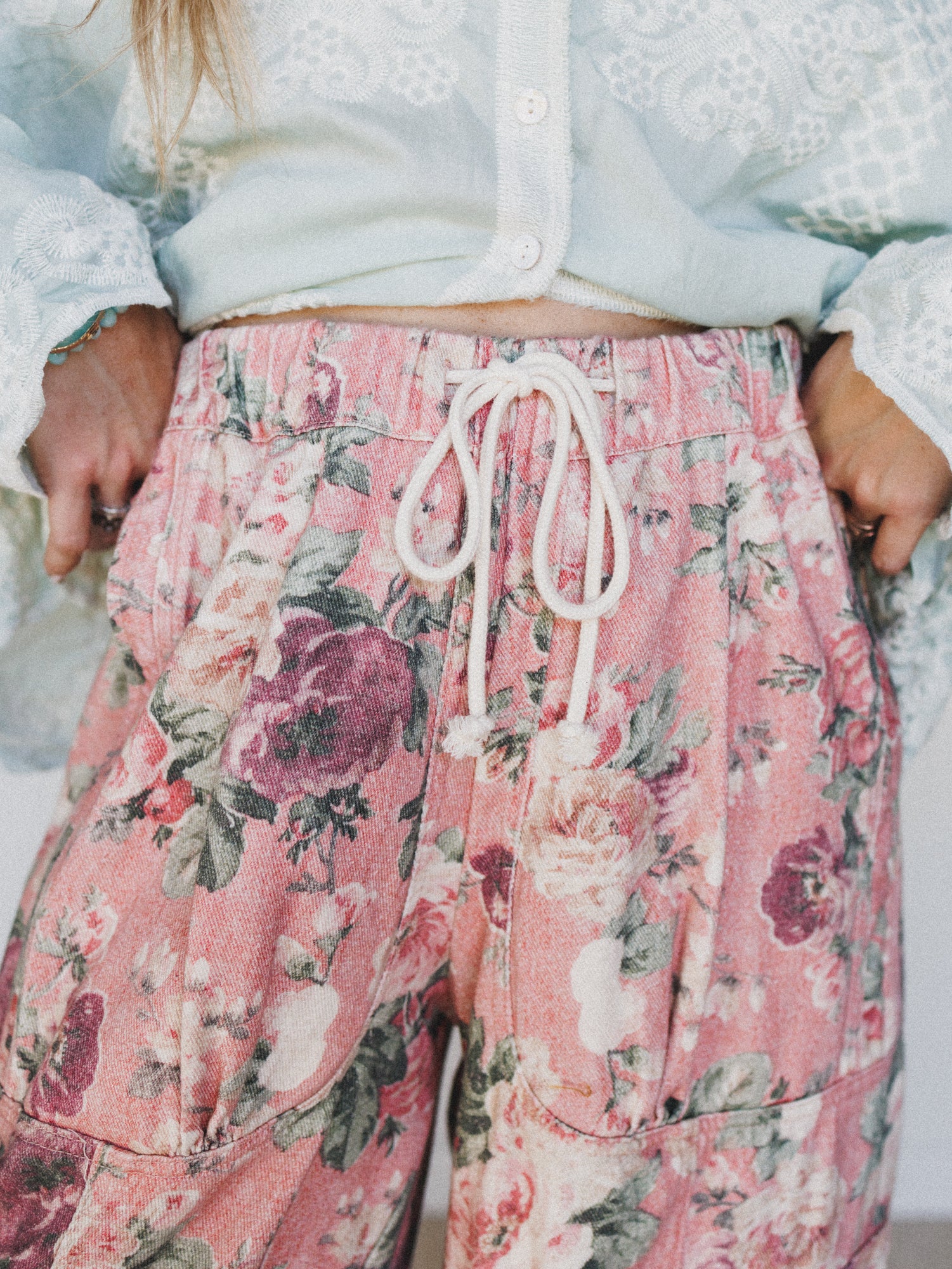 Flower Party Pants - Pink - Image 4