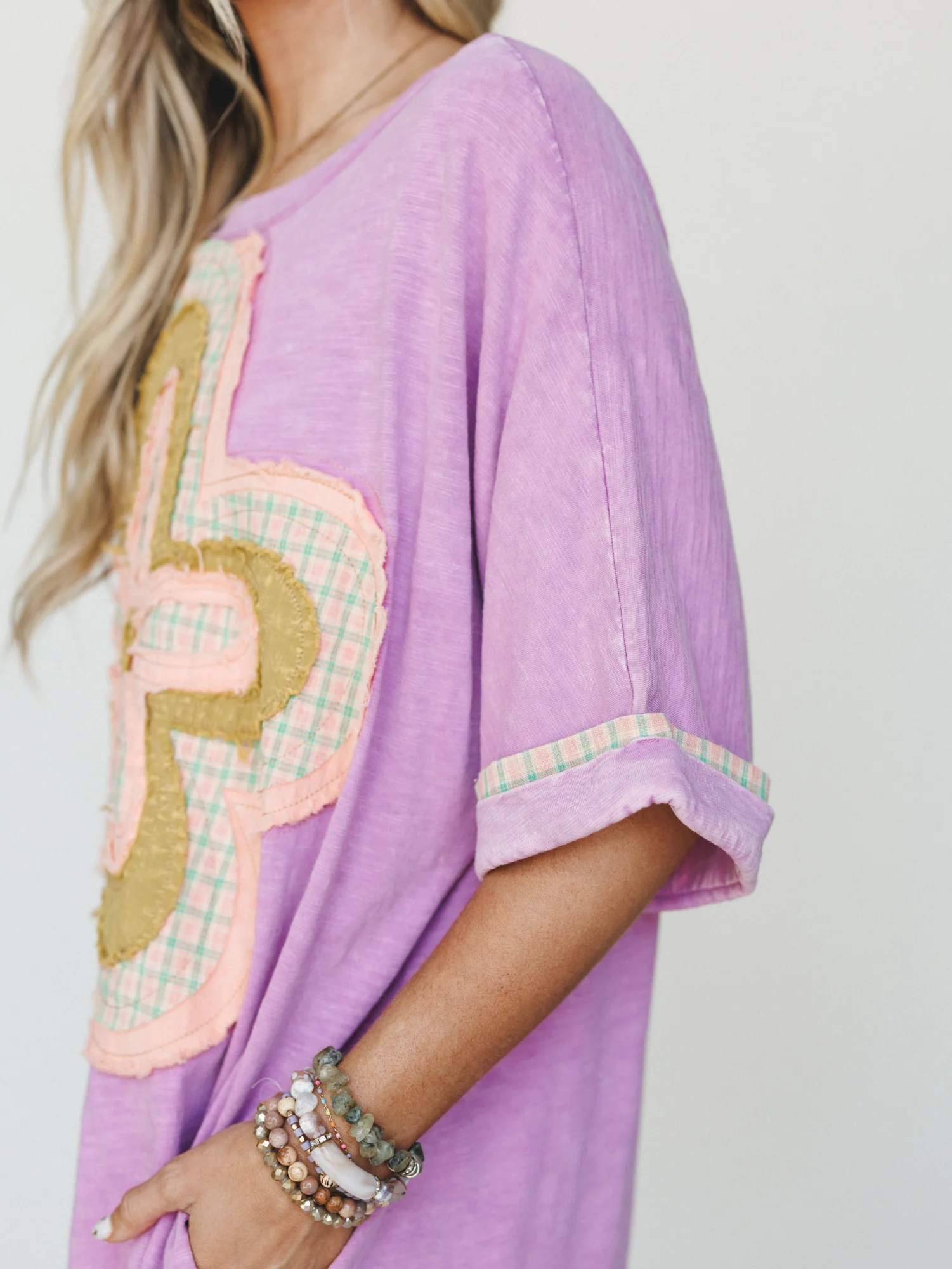 Flower Power Tee Dress - Orchid - Image 5