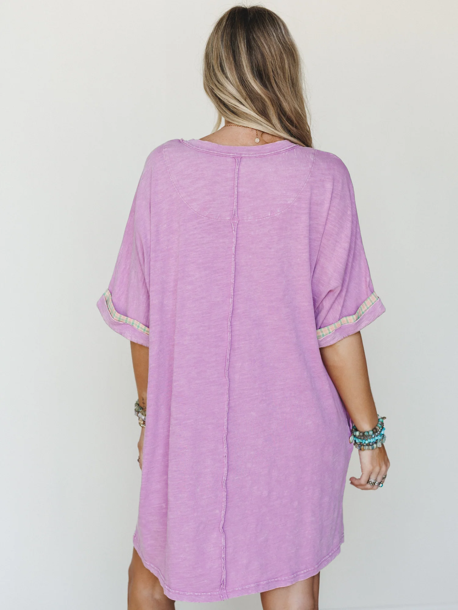Flower Power Tee Dress - Orchid - Image 6