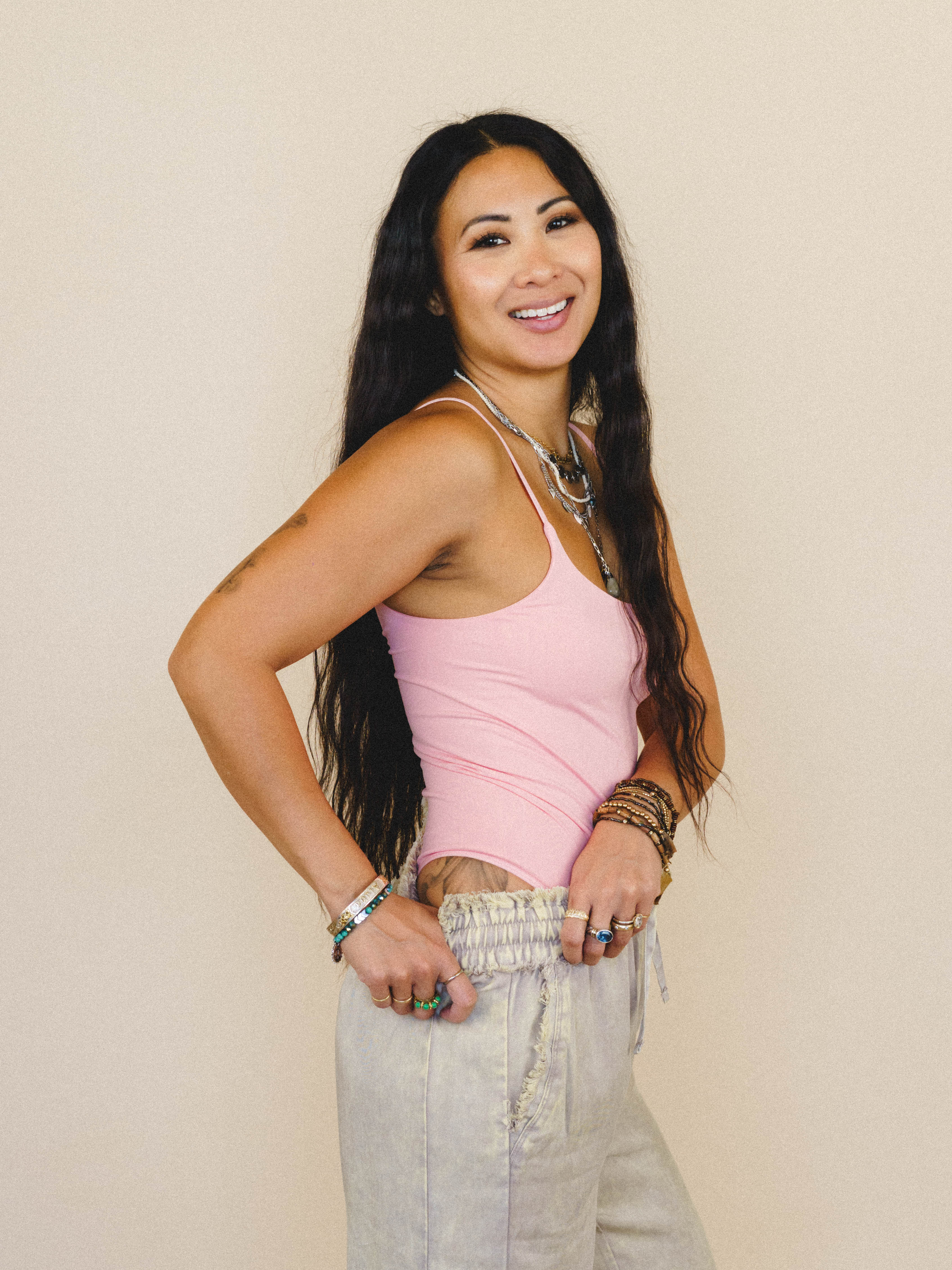 Forever Again Bodysuit - Peaches N Cream - Image 5