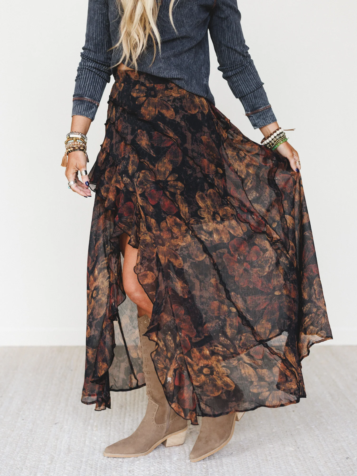 Frill Seeker Skirt - Black - Image 4