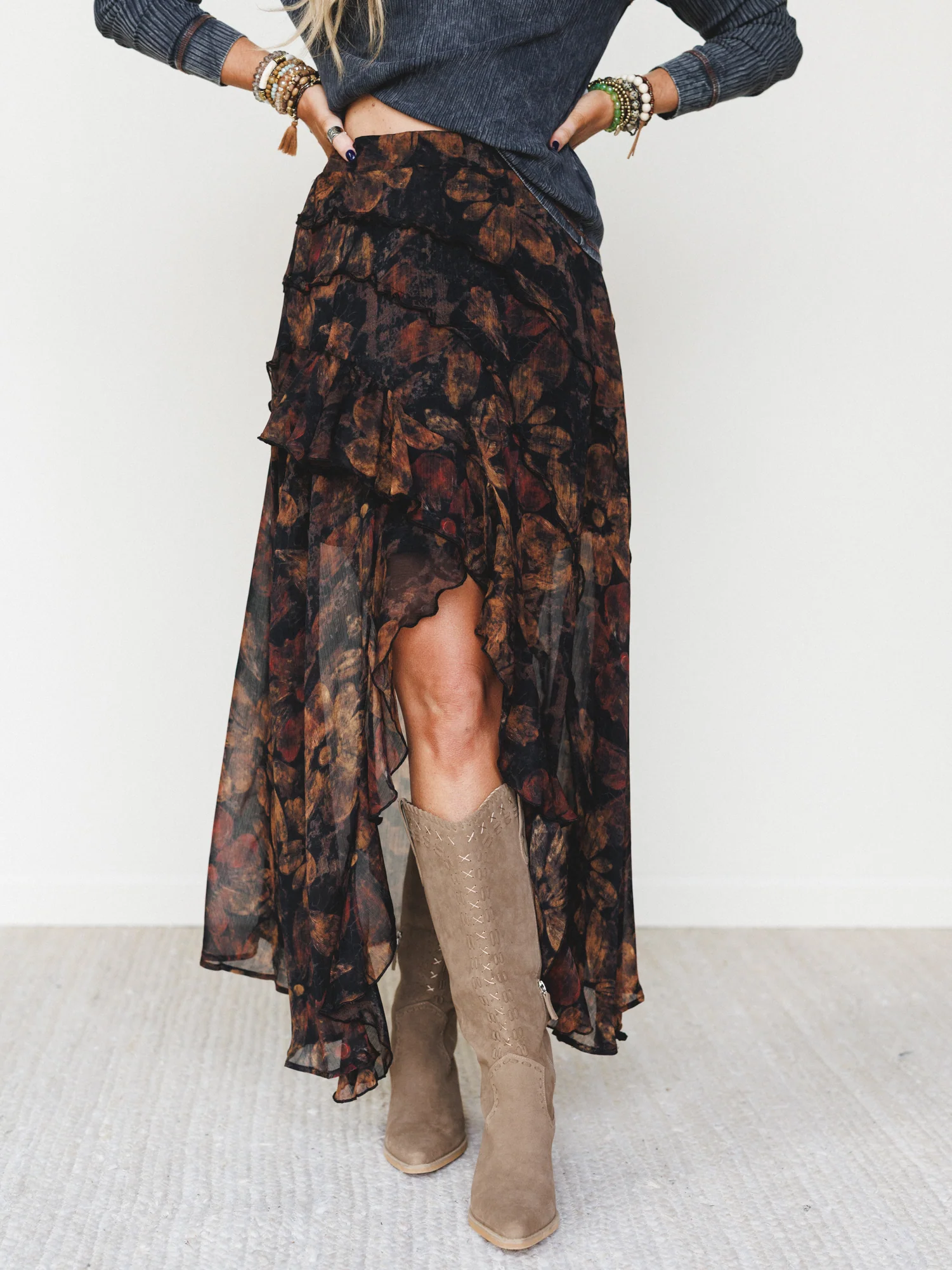 Frill Seeker Skirt - Black - Image 5