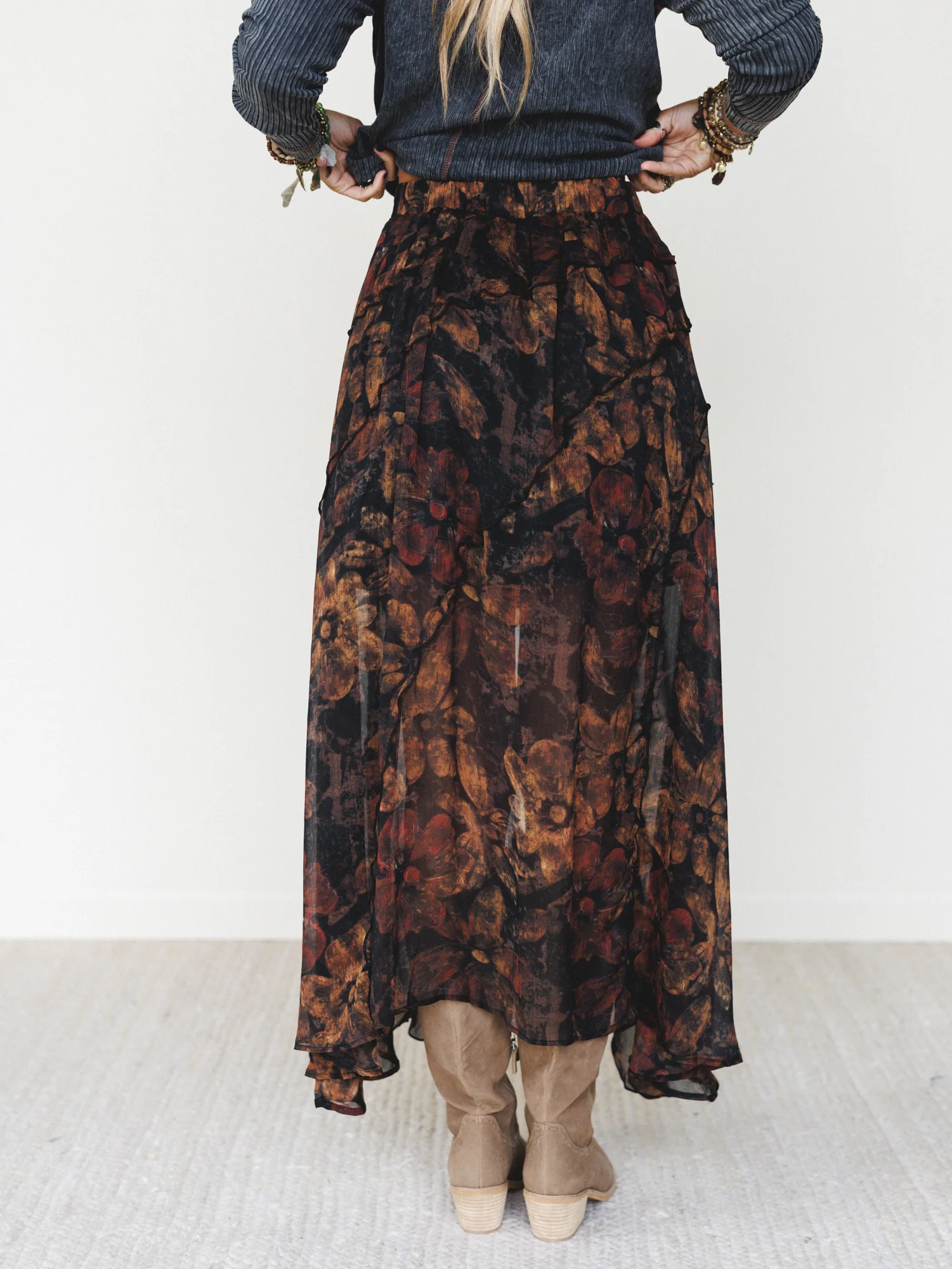 Frill Seeker Skirt - Black - Image 6