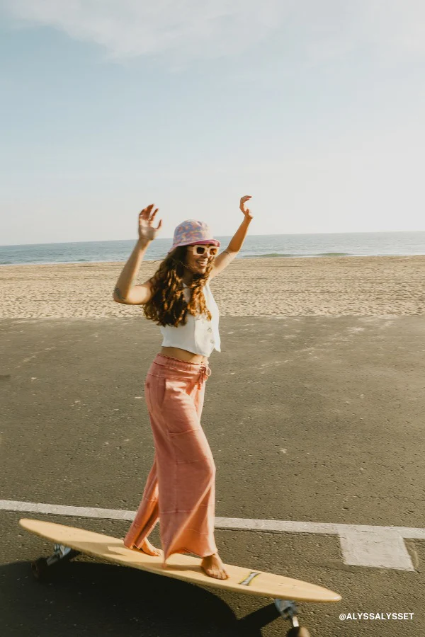 Game On Cargo Wide Leg Pant - Burnt Orange - Image 7