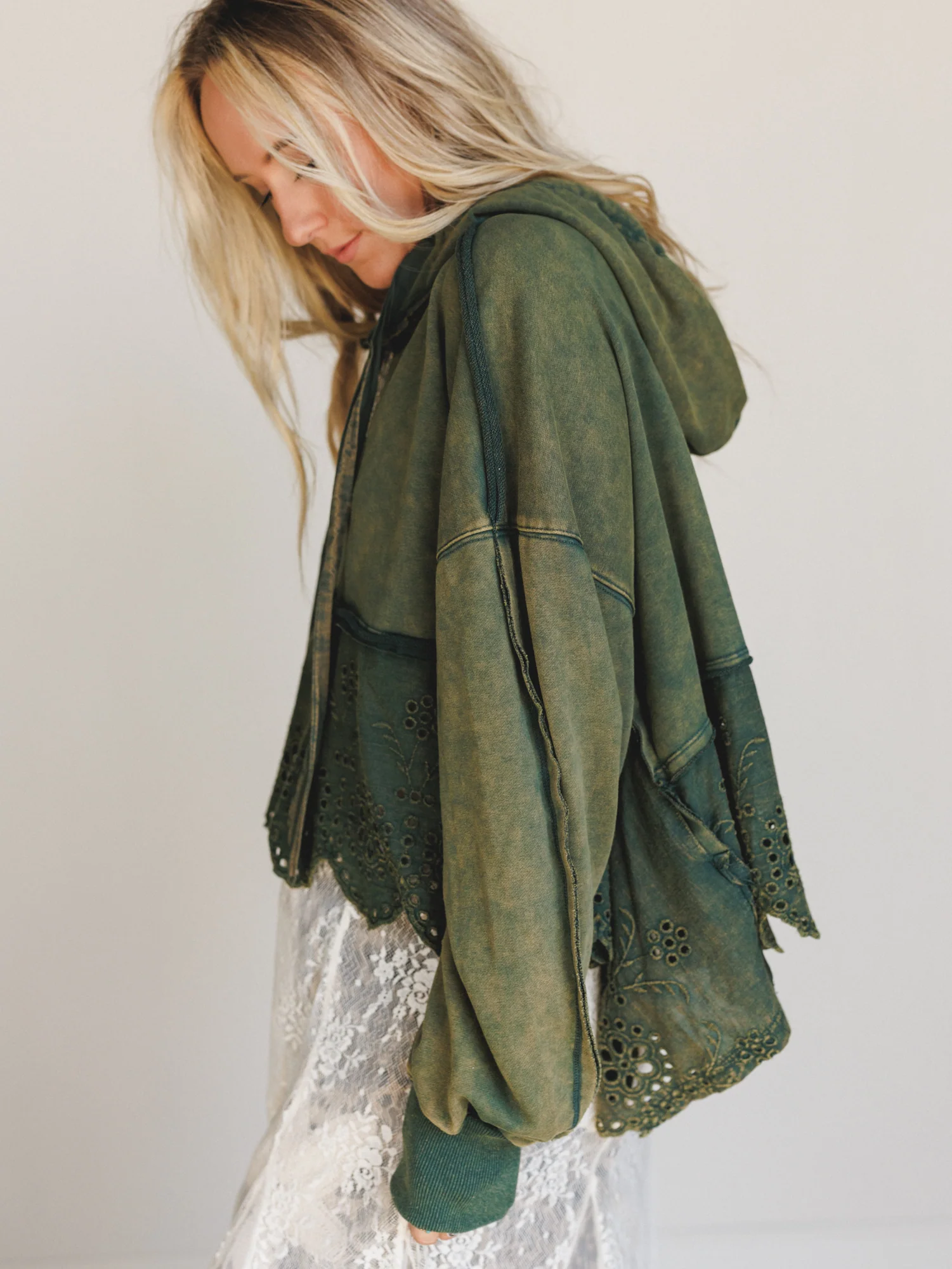 Garden Fable Hoodie - Green - Image 3