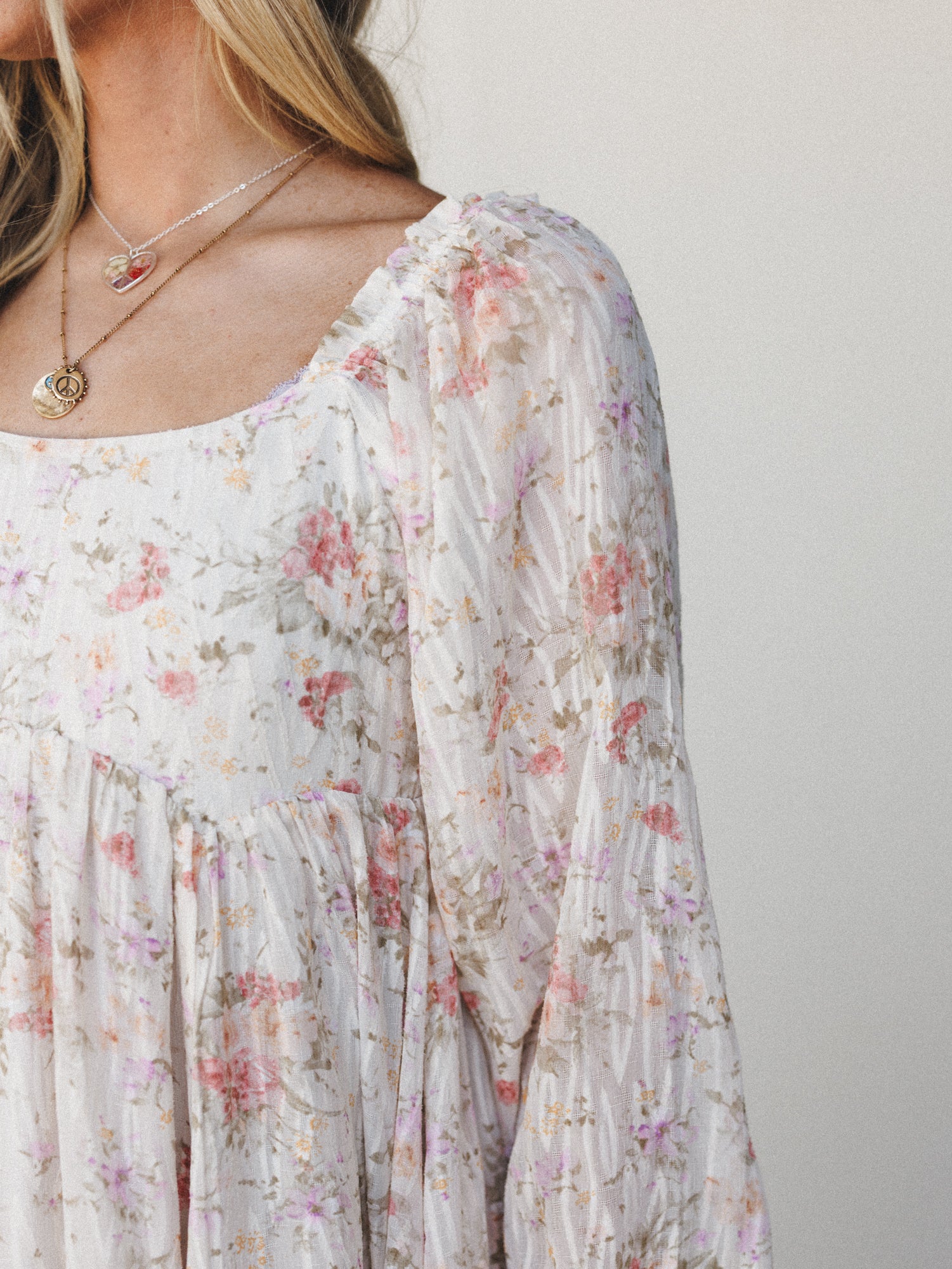 Garden Memories Maxi Dress - Cream Multi - Image 3