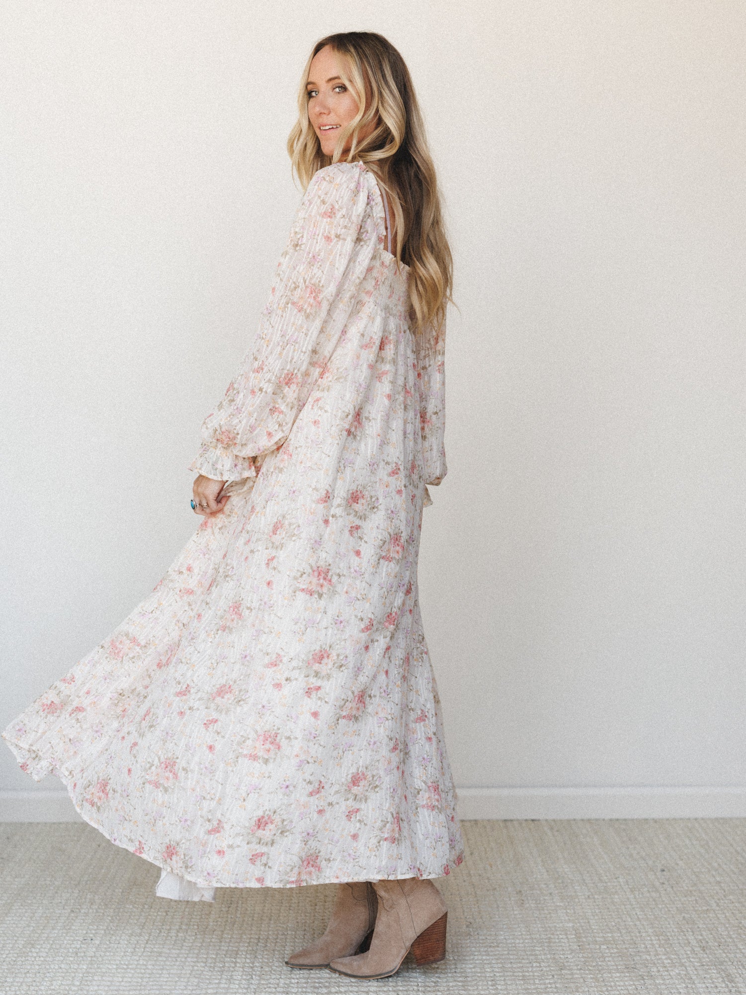 Garden Memories Maxi Dress - Cream Multi - Image 4