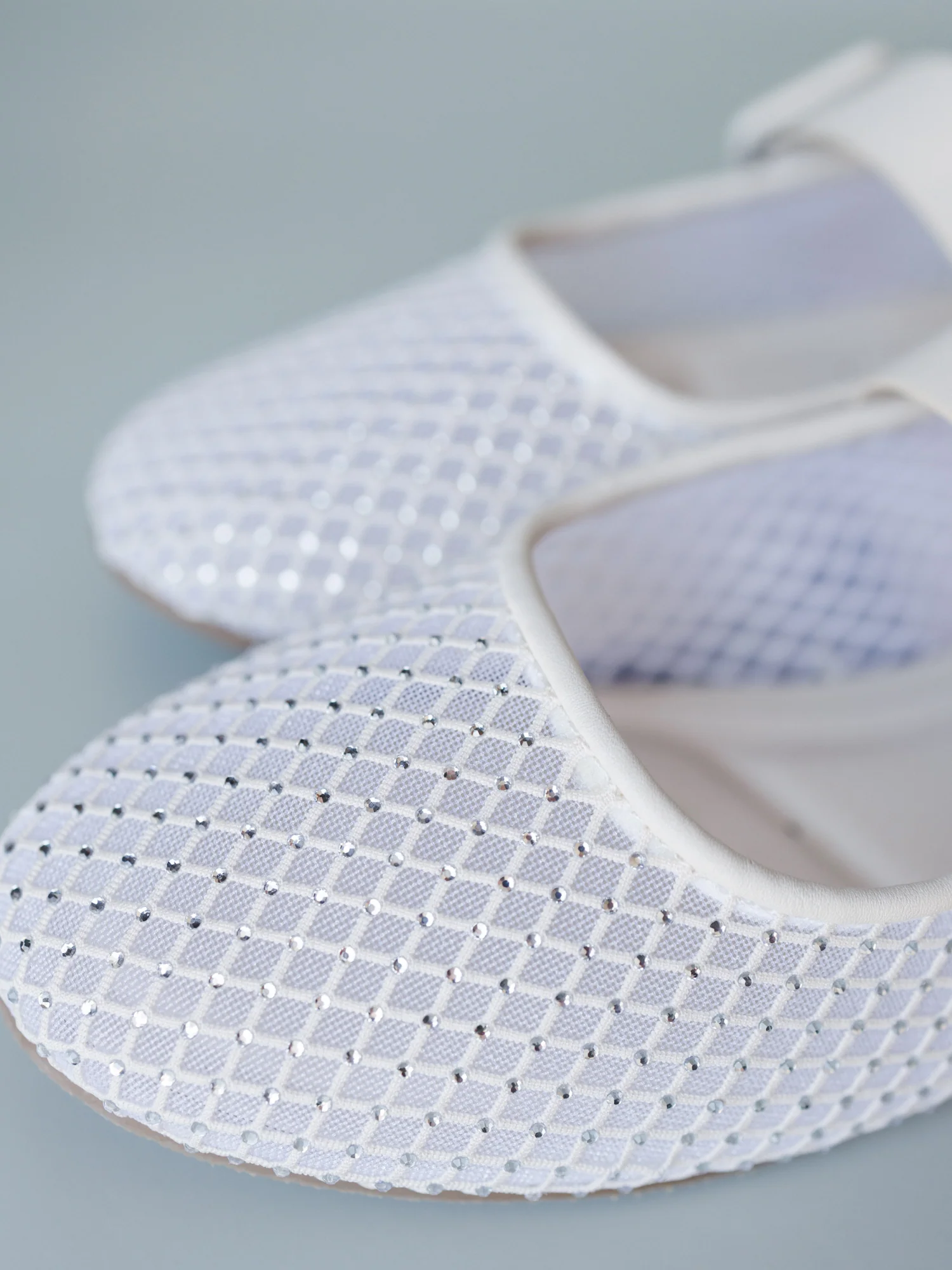 Gem Mesh Flats - Ivory - Image 5