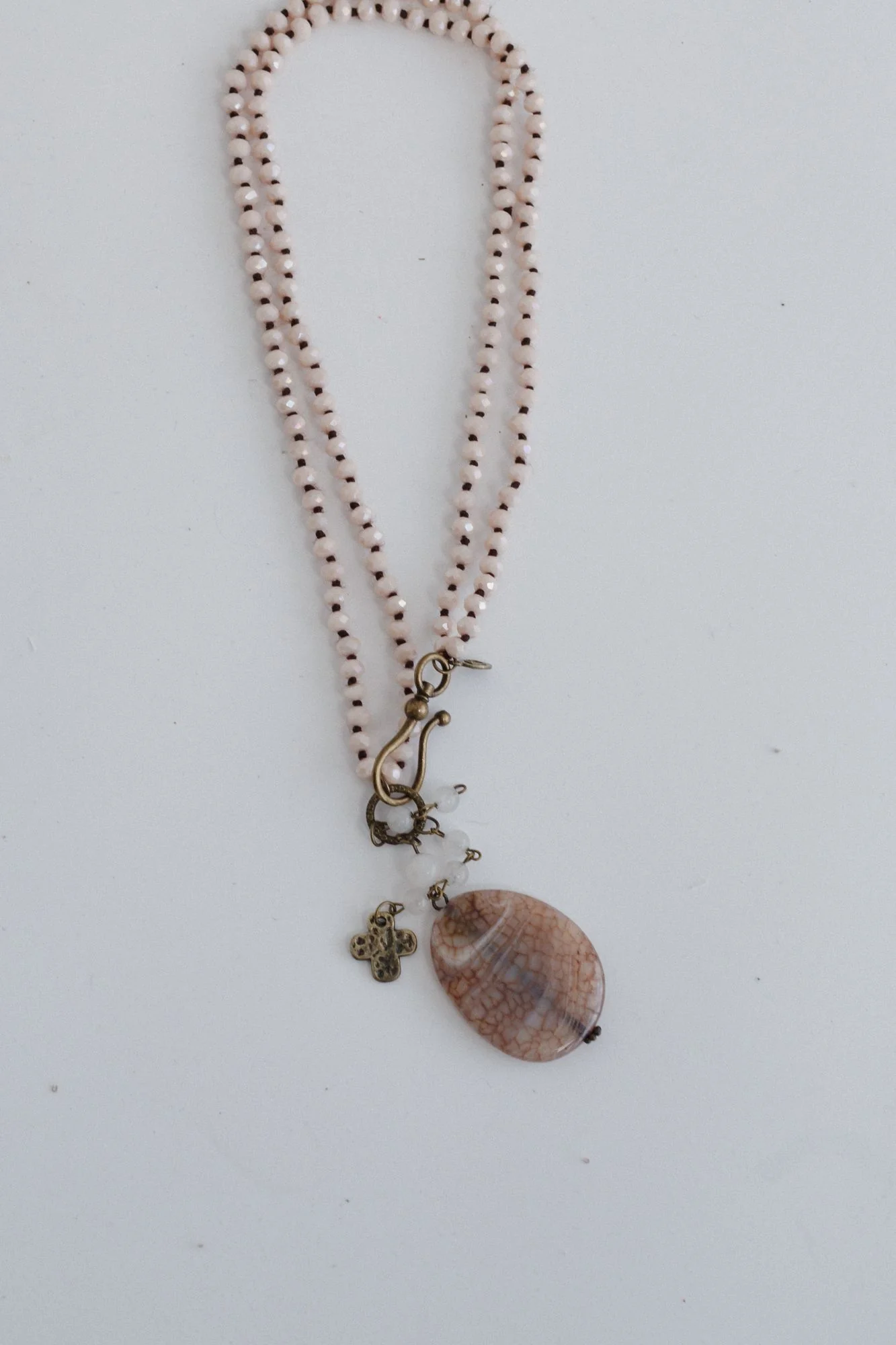 Gizelle Necklace - Blush - Image 12