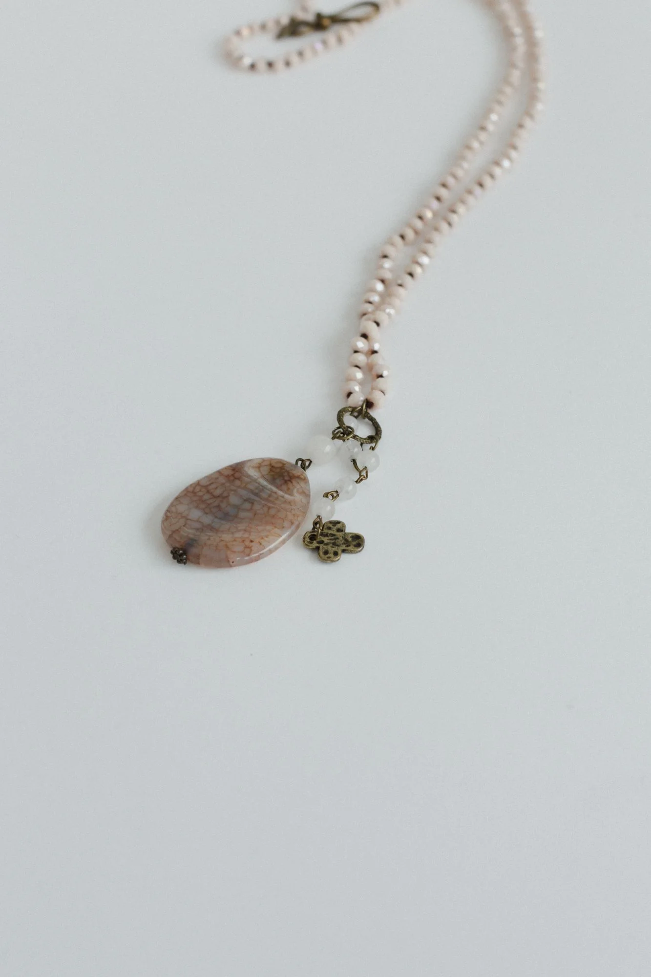 Gizelle Necklace - Blush - Image 8