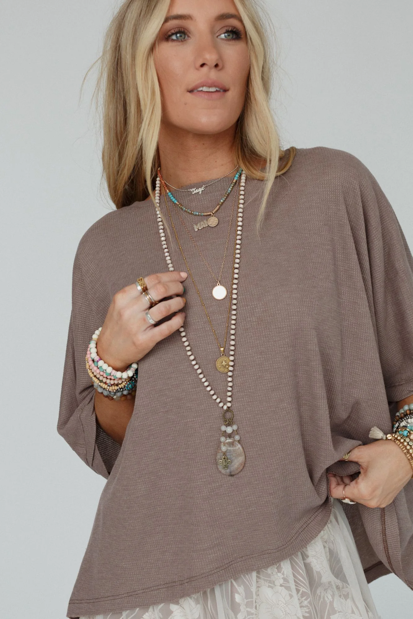 Gizelle Necklace - Blush - Pre Order - Image 2