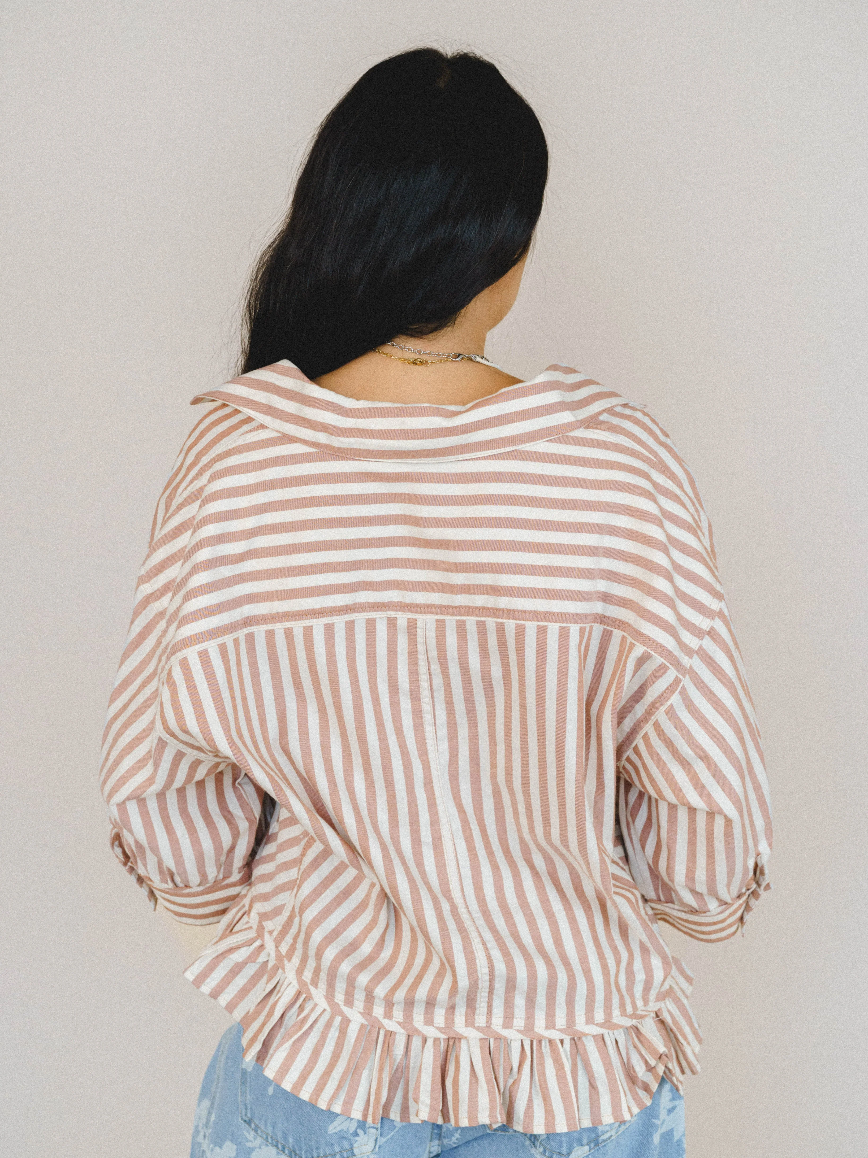 Go Time Blouse - Ivory Rust - Image 3