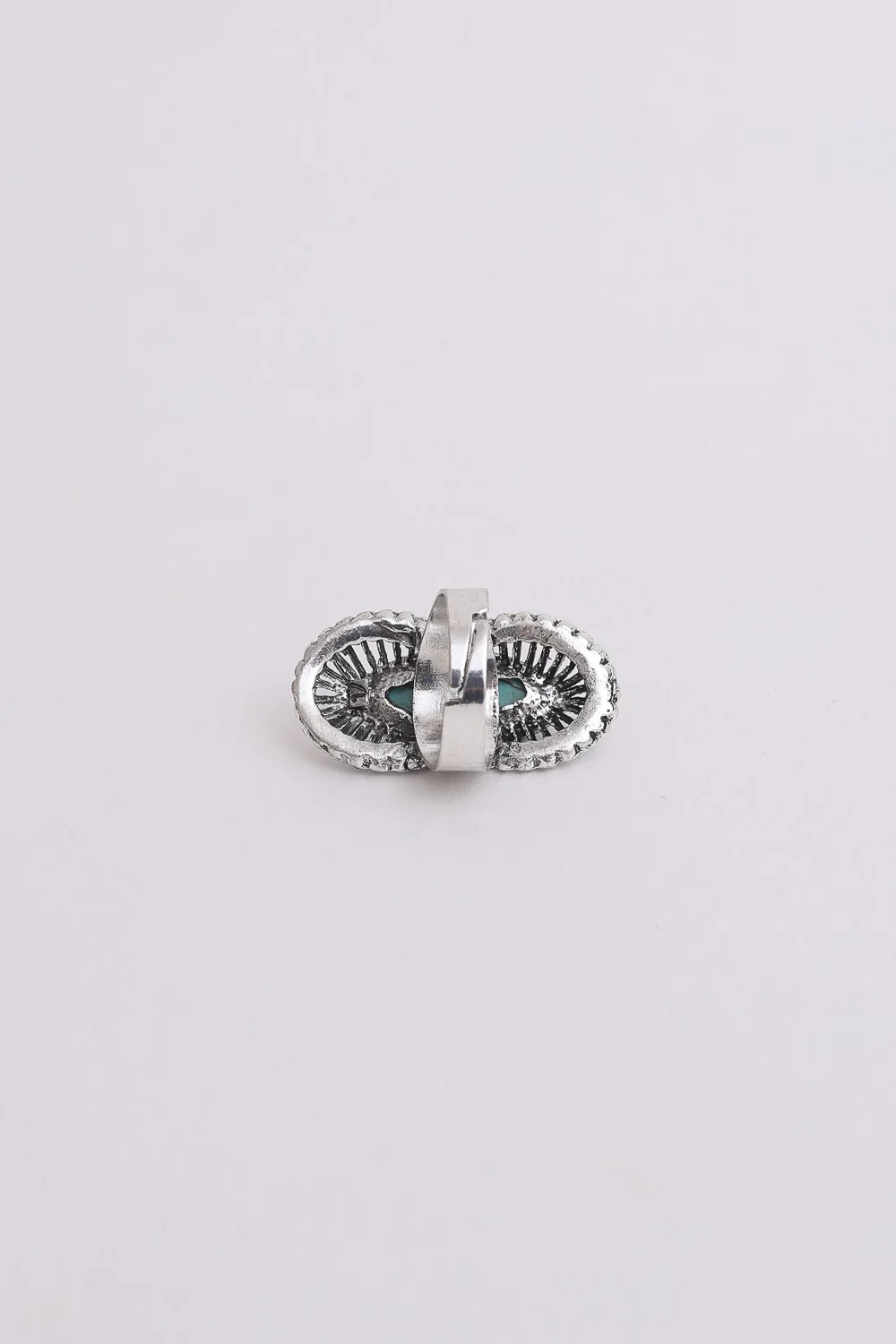 Go West Adjustable Turquoise Ring - Silver - Image 8
