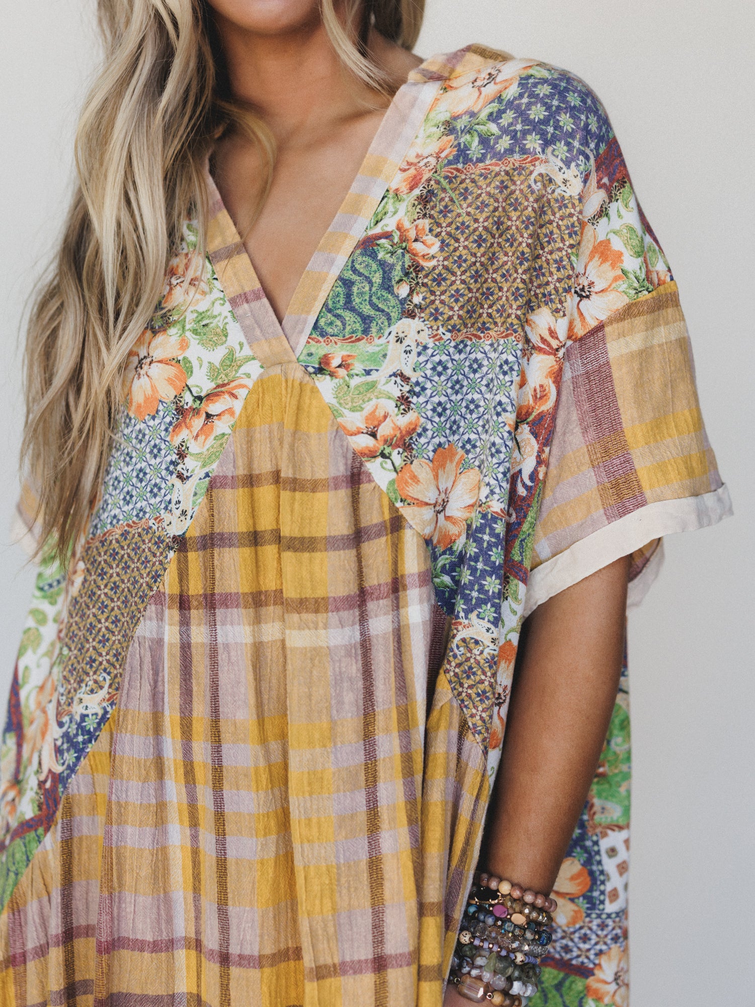 Golden Gaze Dress - Mustard - Image 3