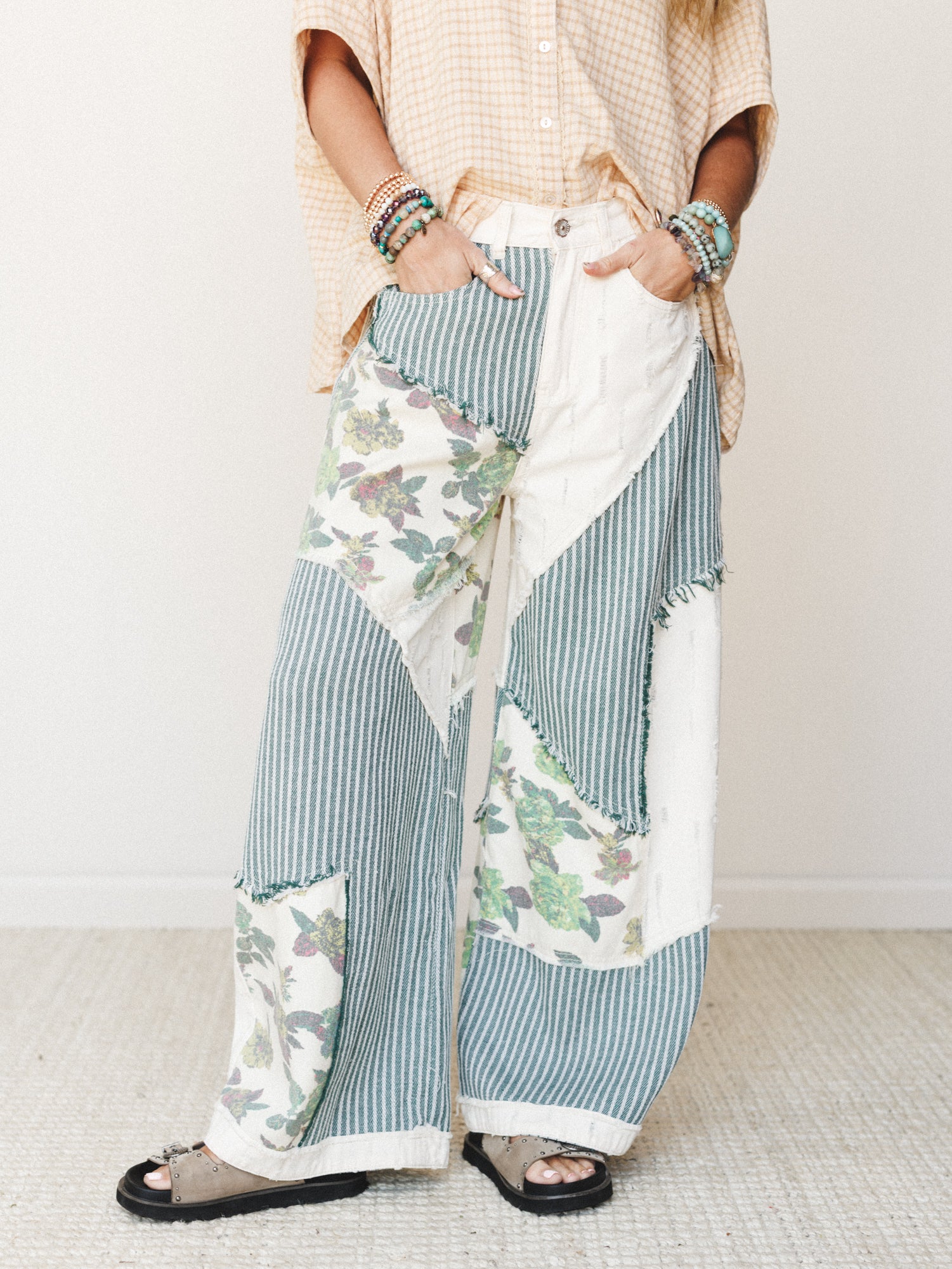 Goldenrae Pants - Green Multi - Image 2
