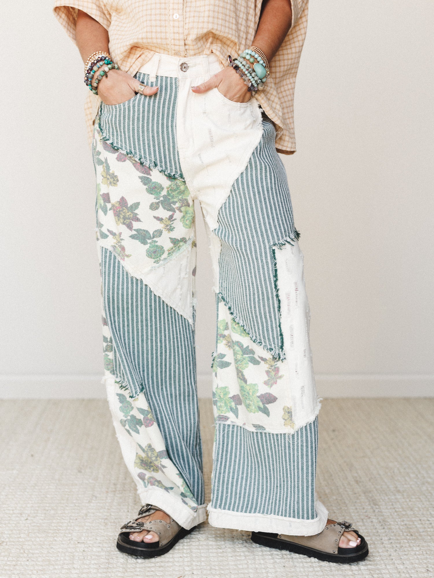 Goldenrae Pants - Green Multi - Image 4