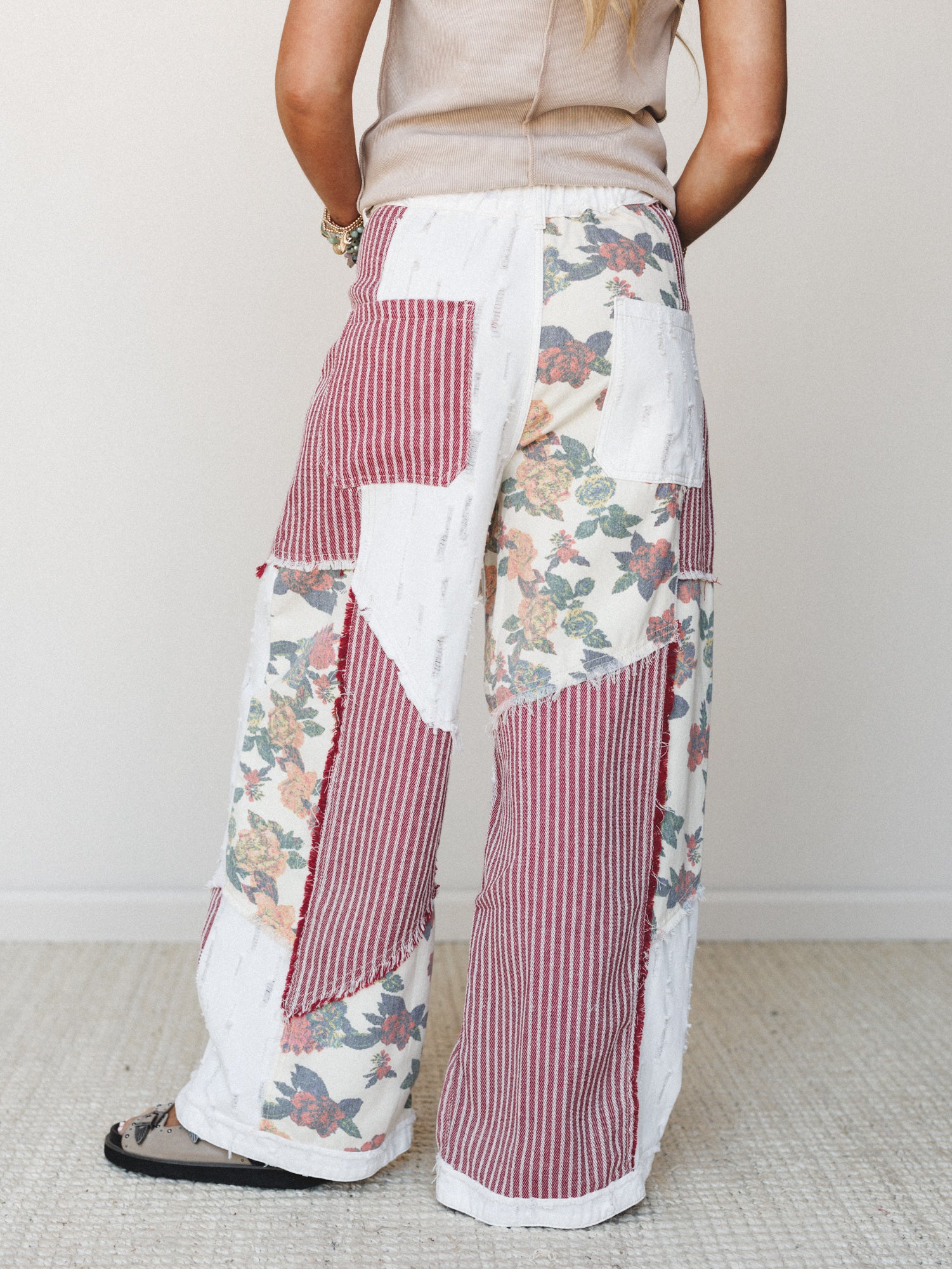 Goldenrae Pants - Red Multi - Image 4
