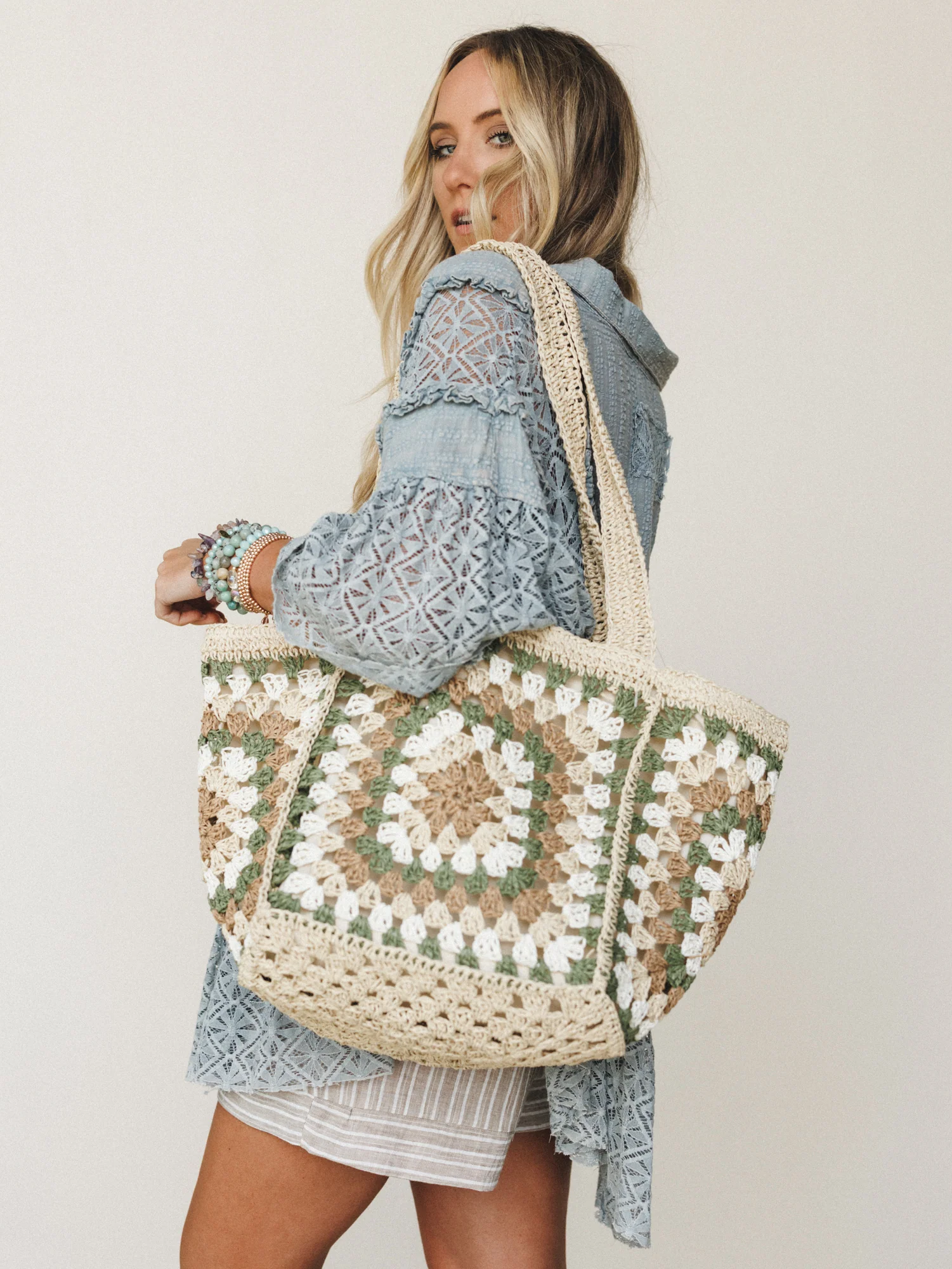 Granny Cool Tote - Beige - Image 2