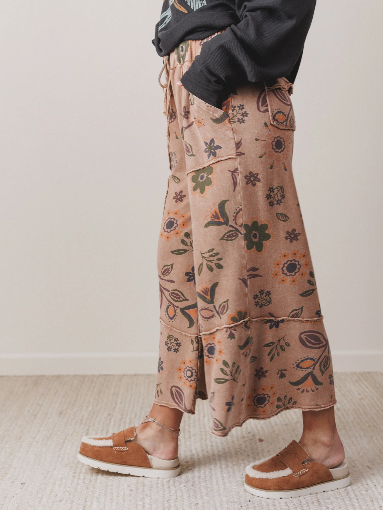 Groove Garden Pants - Mocha - Image 2