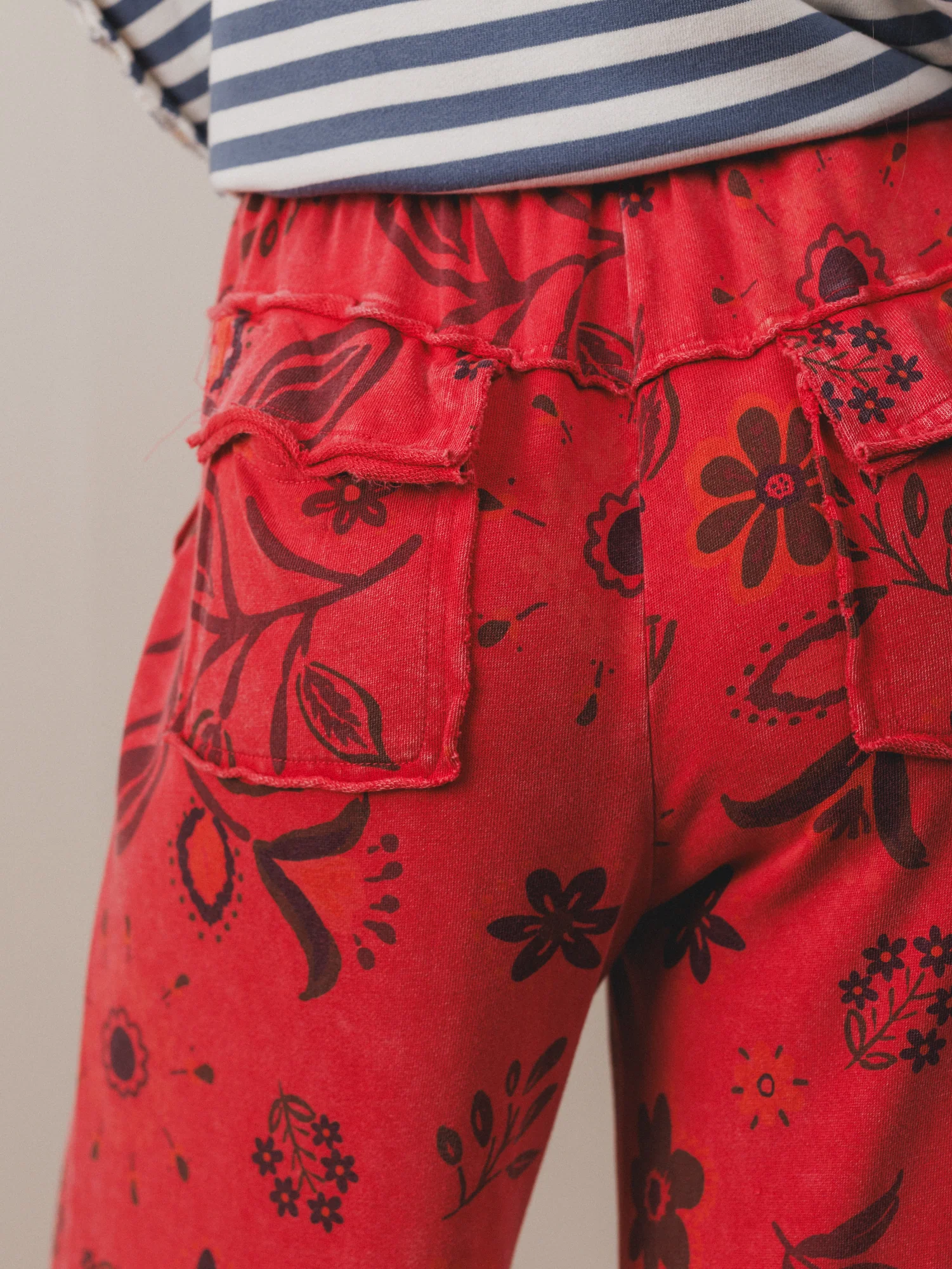Groove Garden Pants - Red - Image 5