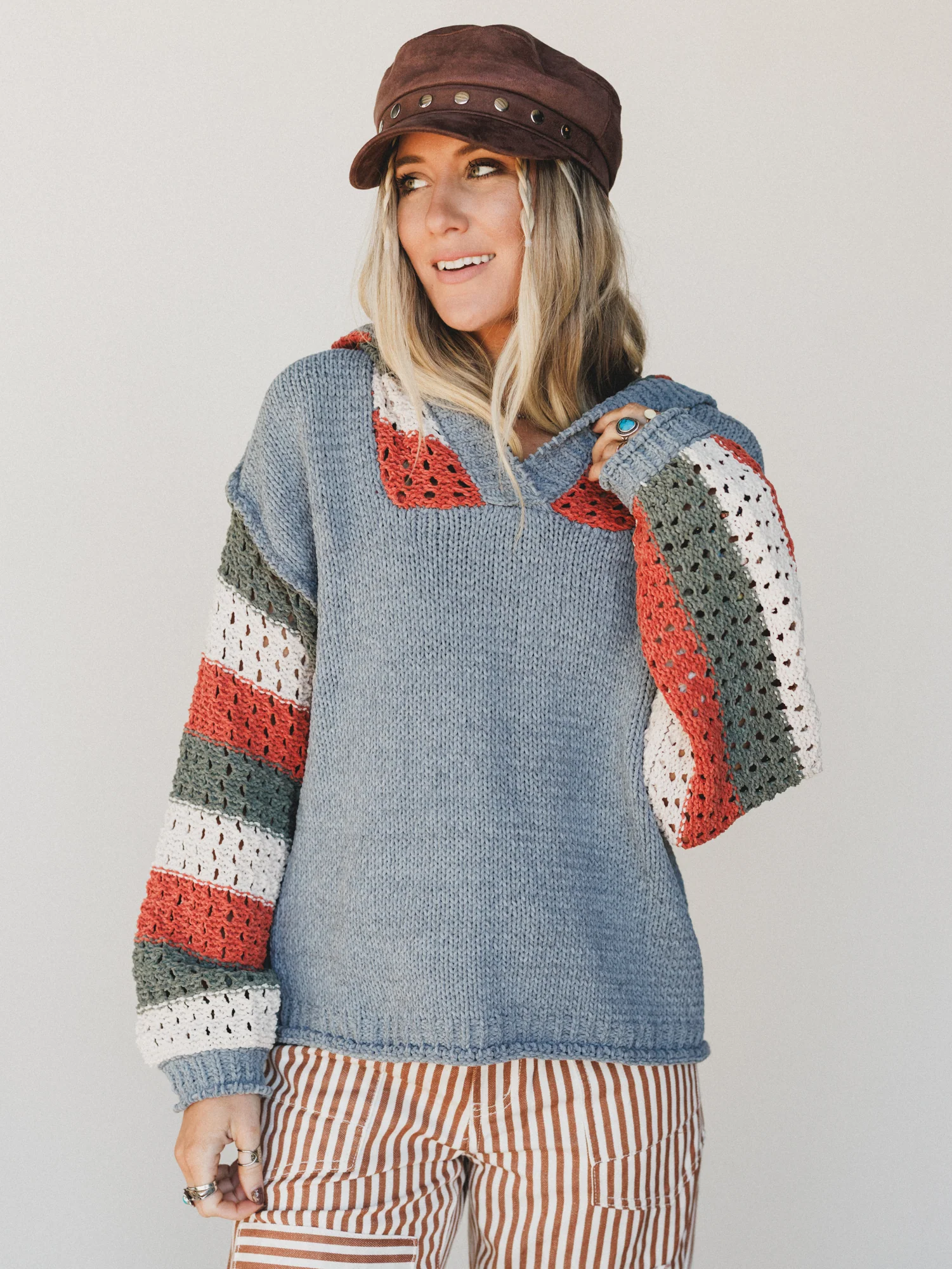 Groovy Somewhere Sweater - Navy - Image 5