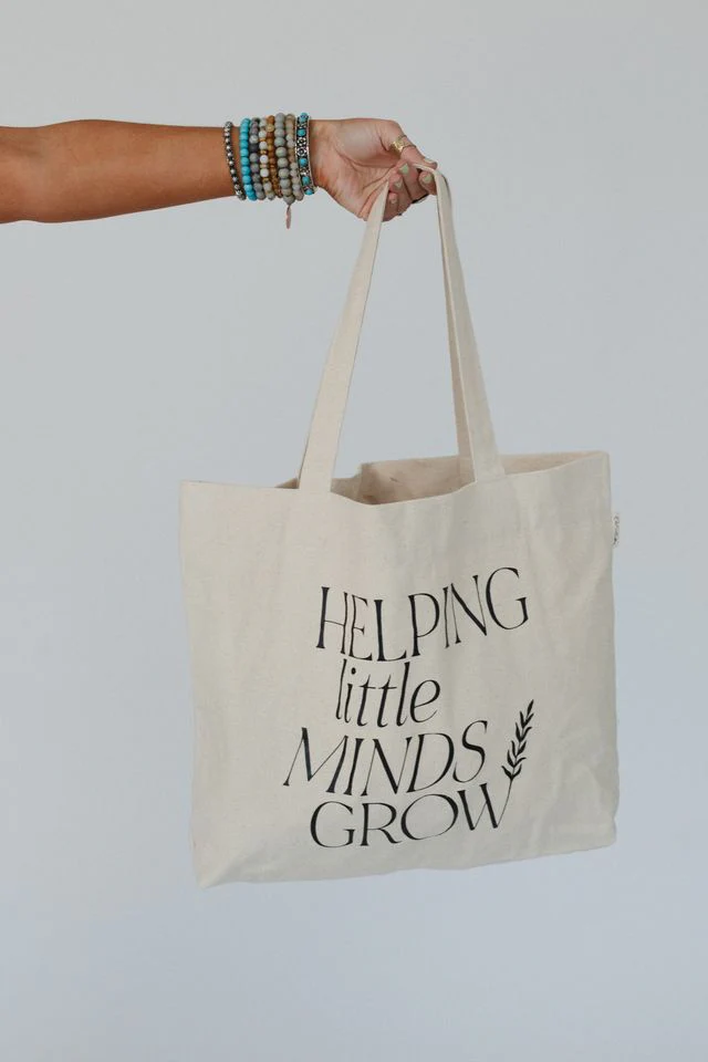 Grow Together Canvas Tote - Natural - Image 2
