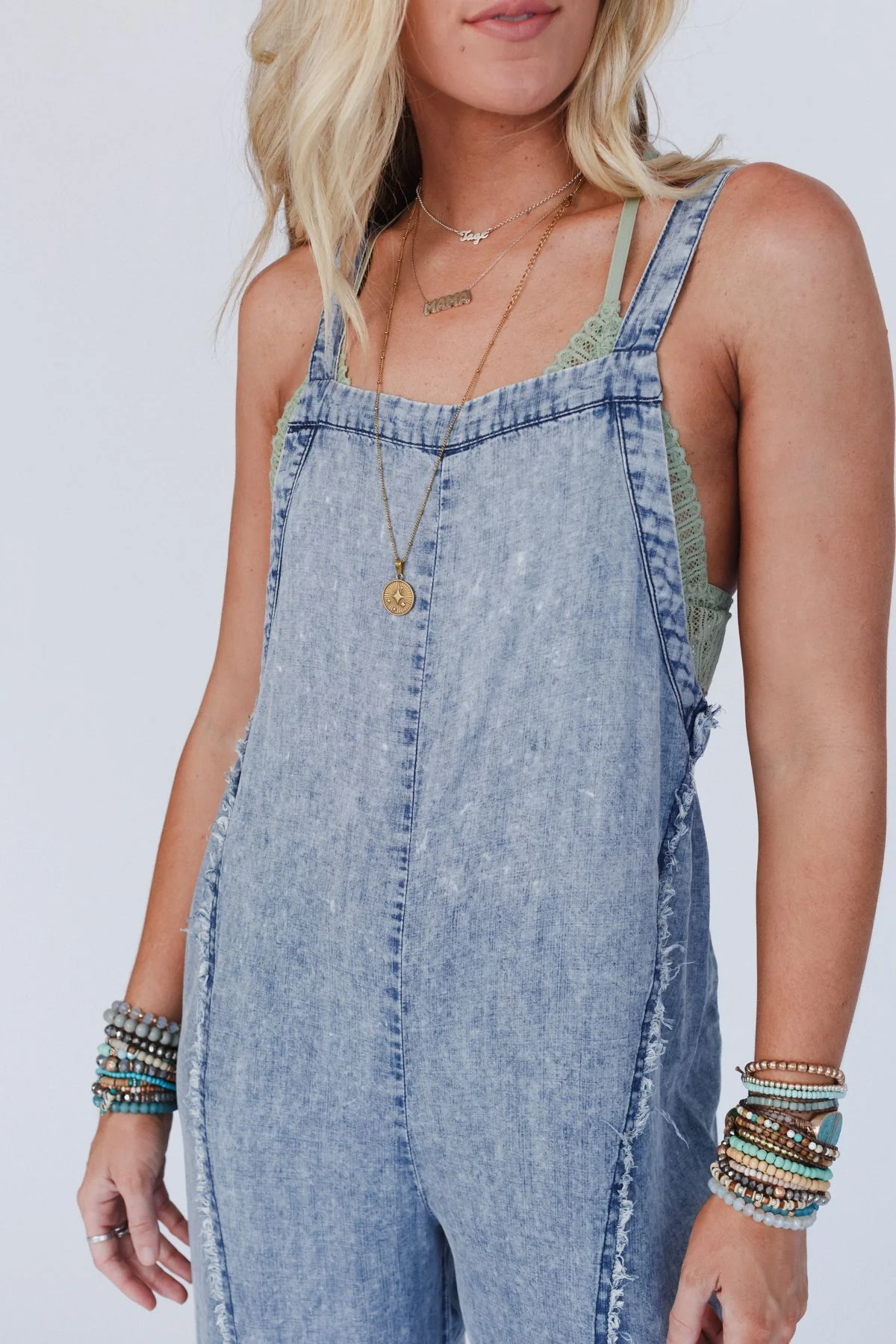 Harley Washed Jumpsuit - Denim - Image 5