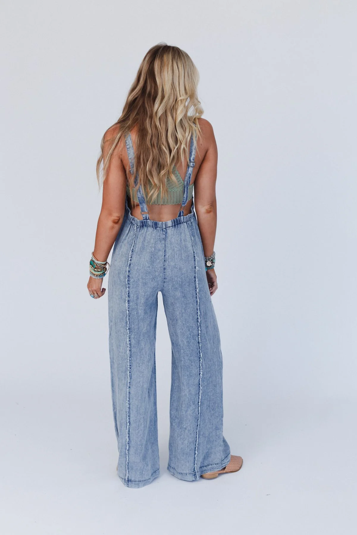 Harley Washed Jumpsuit - Denim - Image 7