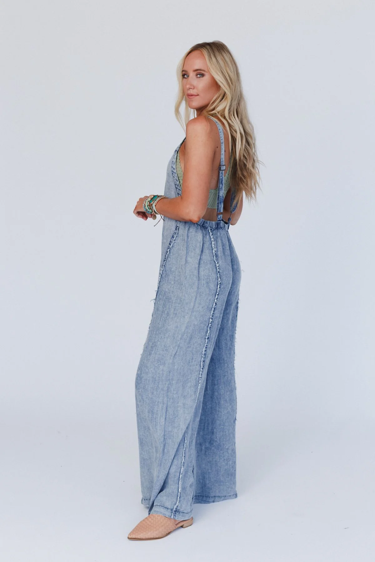 Harley Washed Jumpsuit - Denim - Image 8