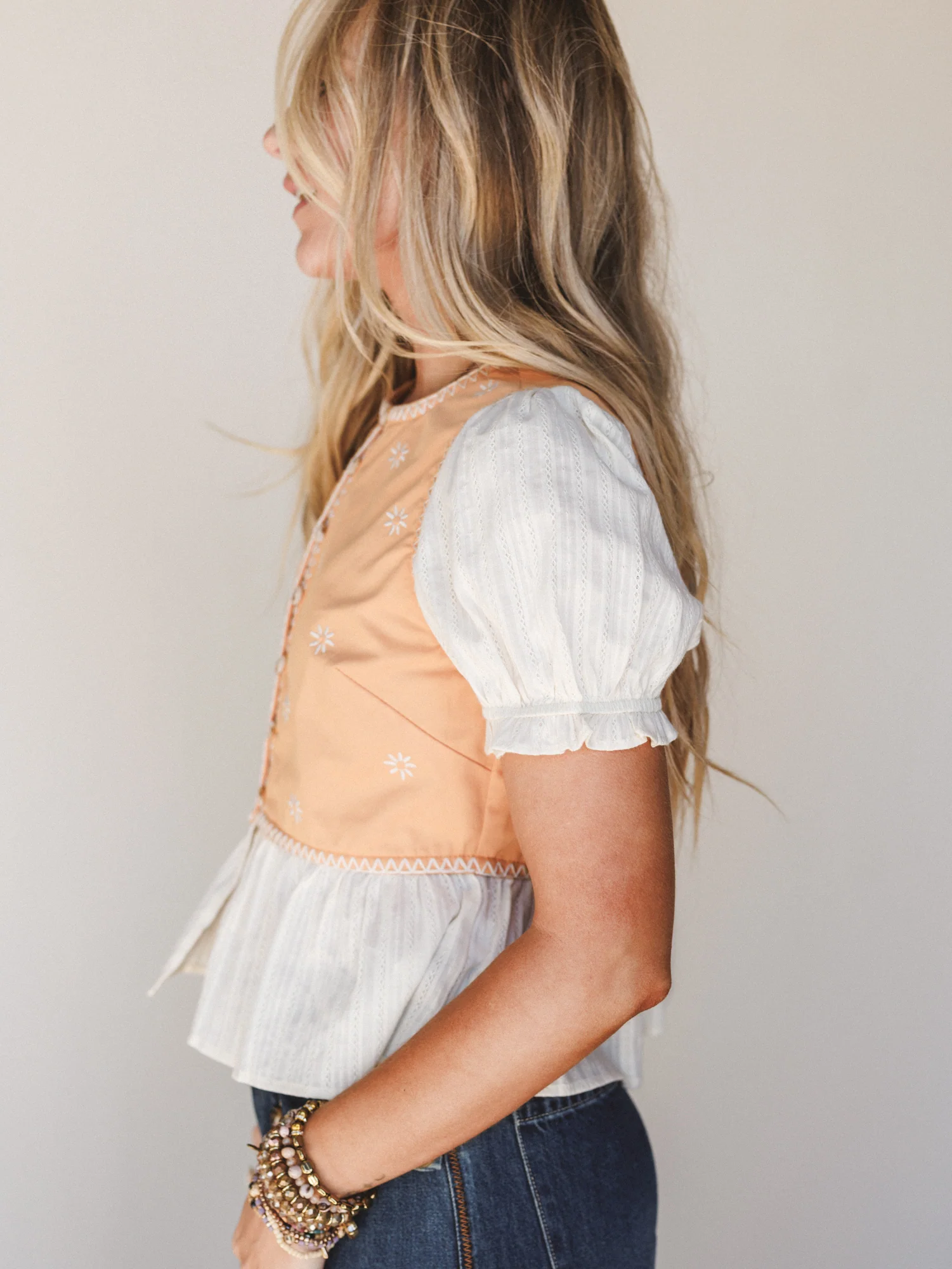 Heart to Hand Top - Apricot - Image 3