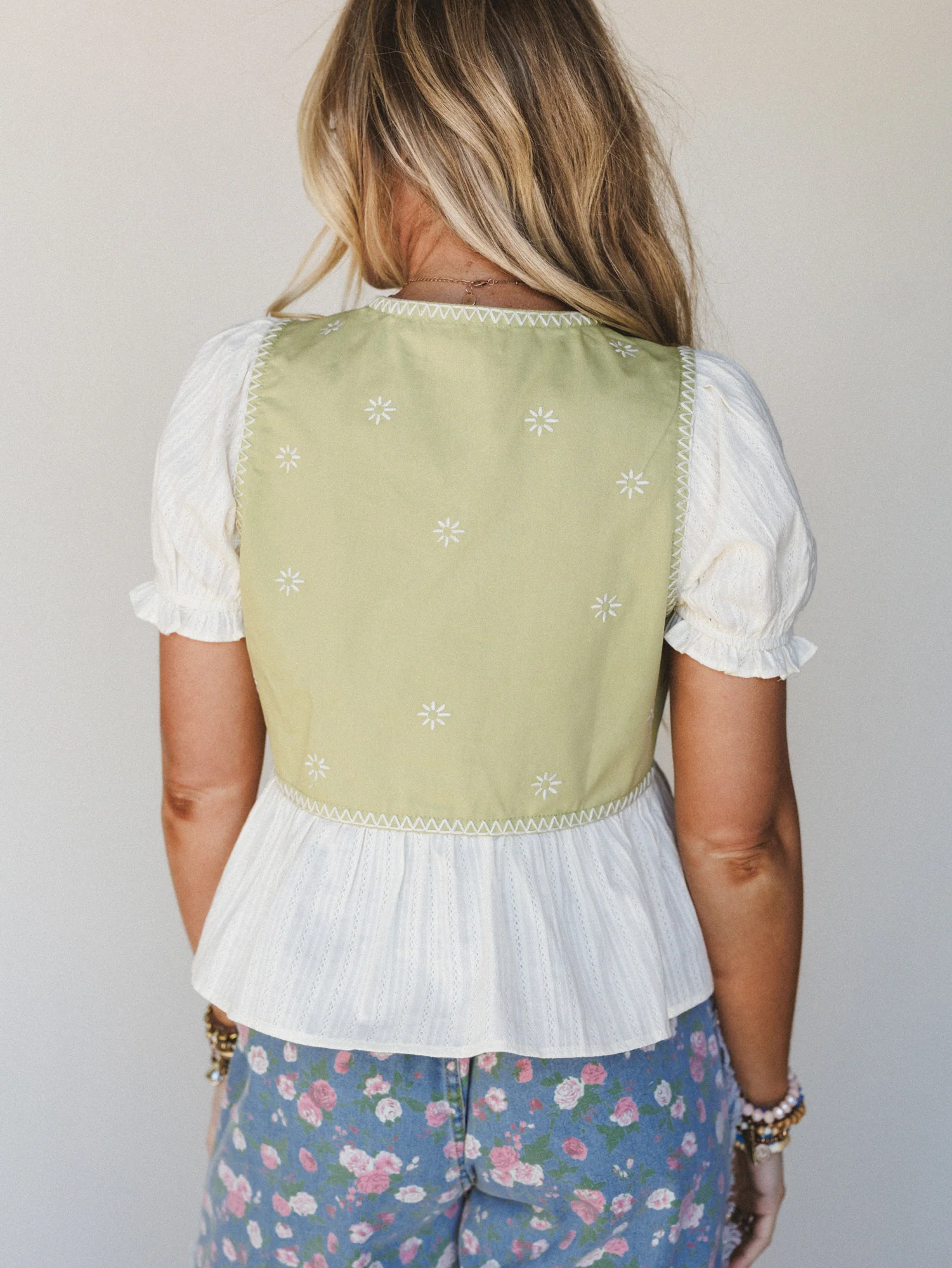 Heart to Hand Top - Light Olive - Image 5